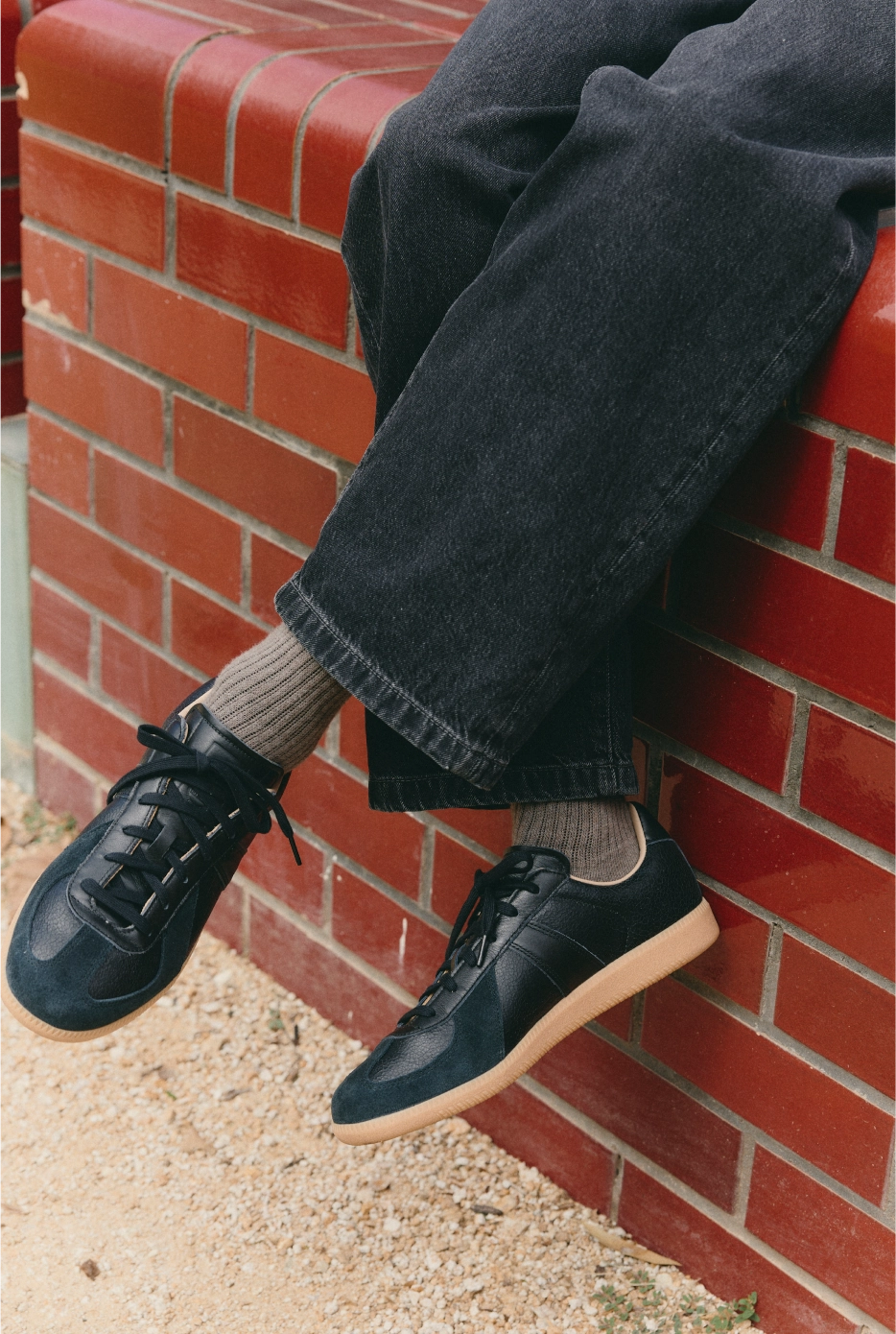 Collapsible BW Army Lux 'Black' Sneakers