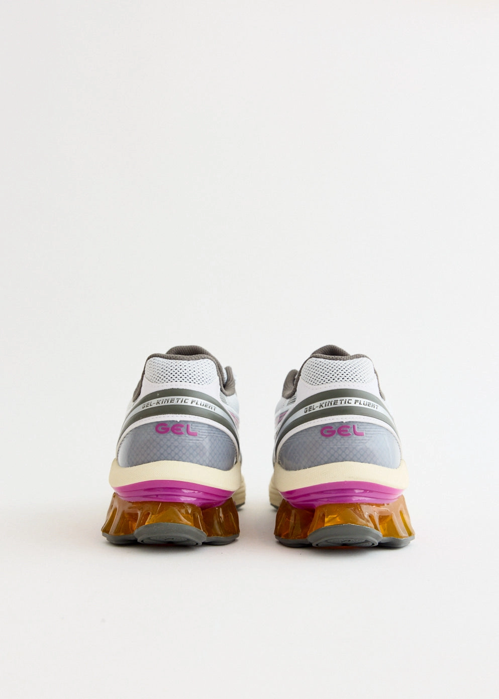Unlined Gel-Kinetic Fluent 'White Truffle Grey' Sneakers
