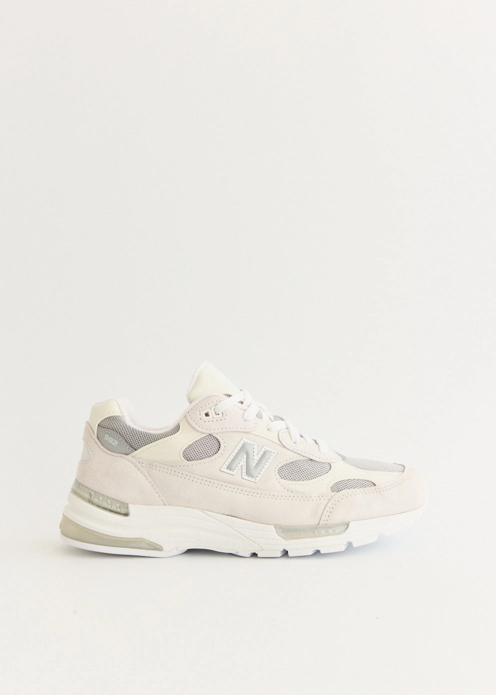 Clearance sale Made in USA 992 'White Reflection' Sneakers Disposable product special Wear It Anywhere, Click To Buy, Metallic
