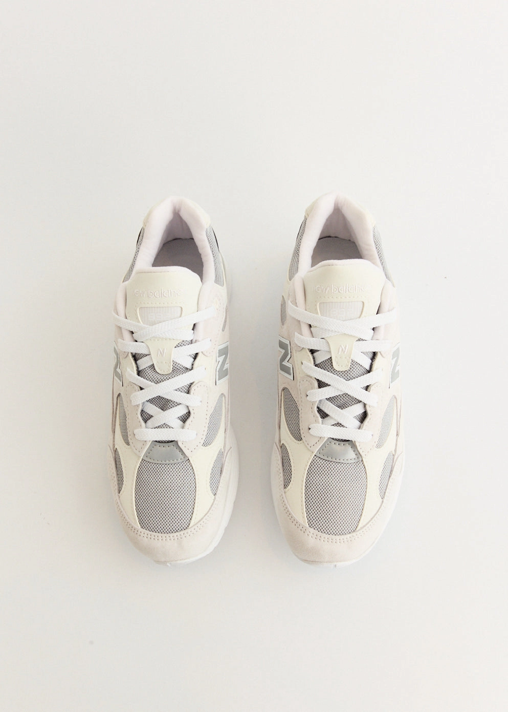 Tailored Fit, Buy Now Made in USA 992 'White Reflection' Sneakers