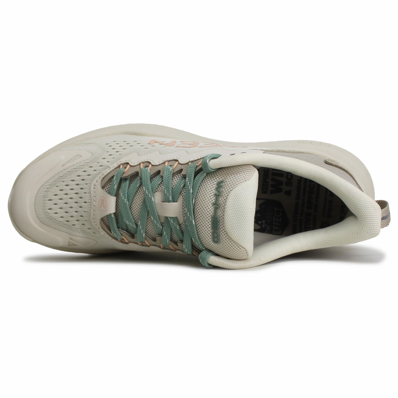 Keen WK450 Textile Synthetic Women's Comfort Birch Peach Parfait Trainers Hardware Detail