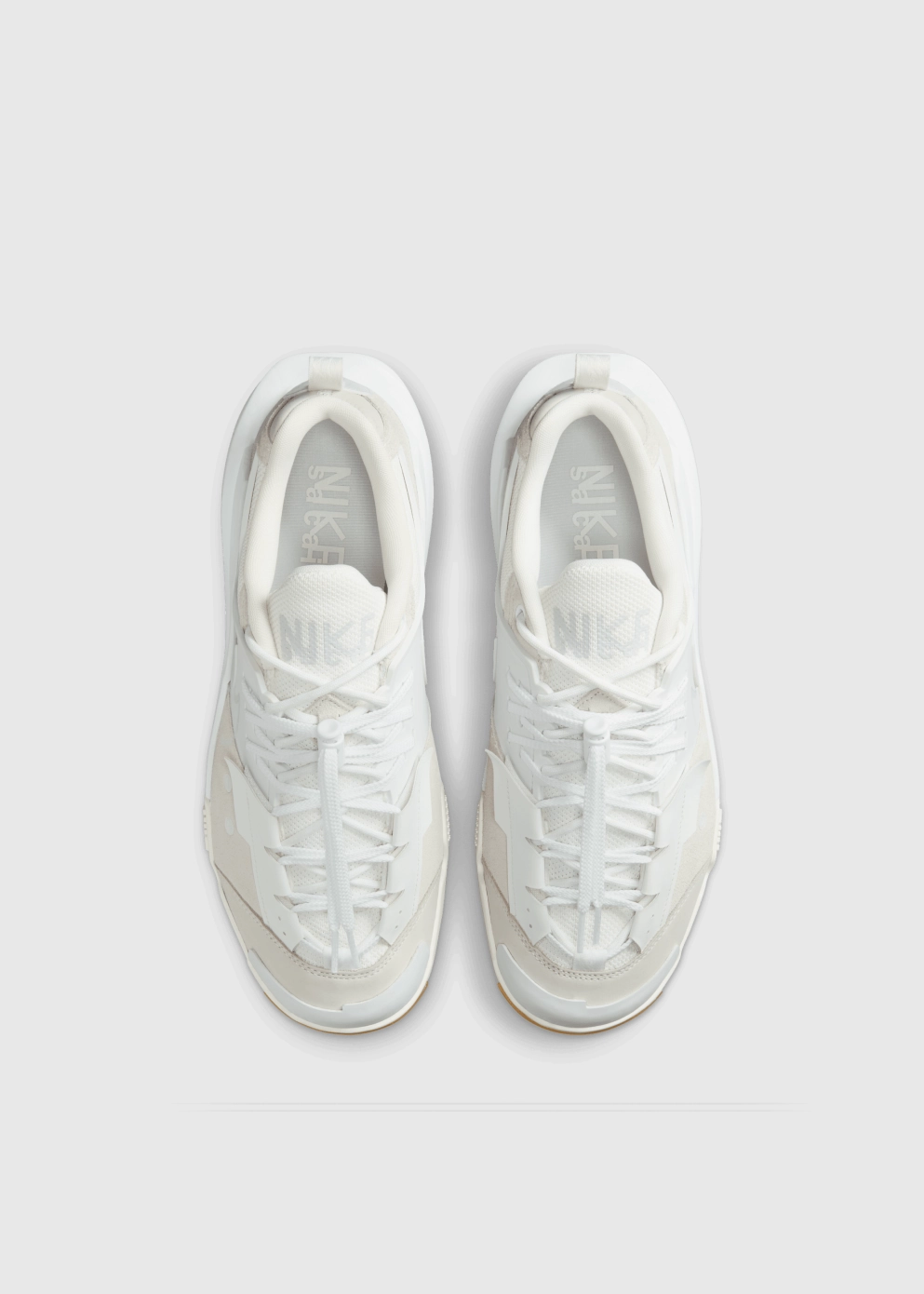 x sacai Zegamadome 'Summit White' Sneakers Polyester