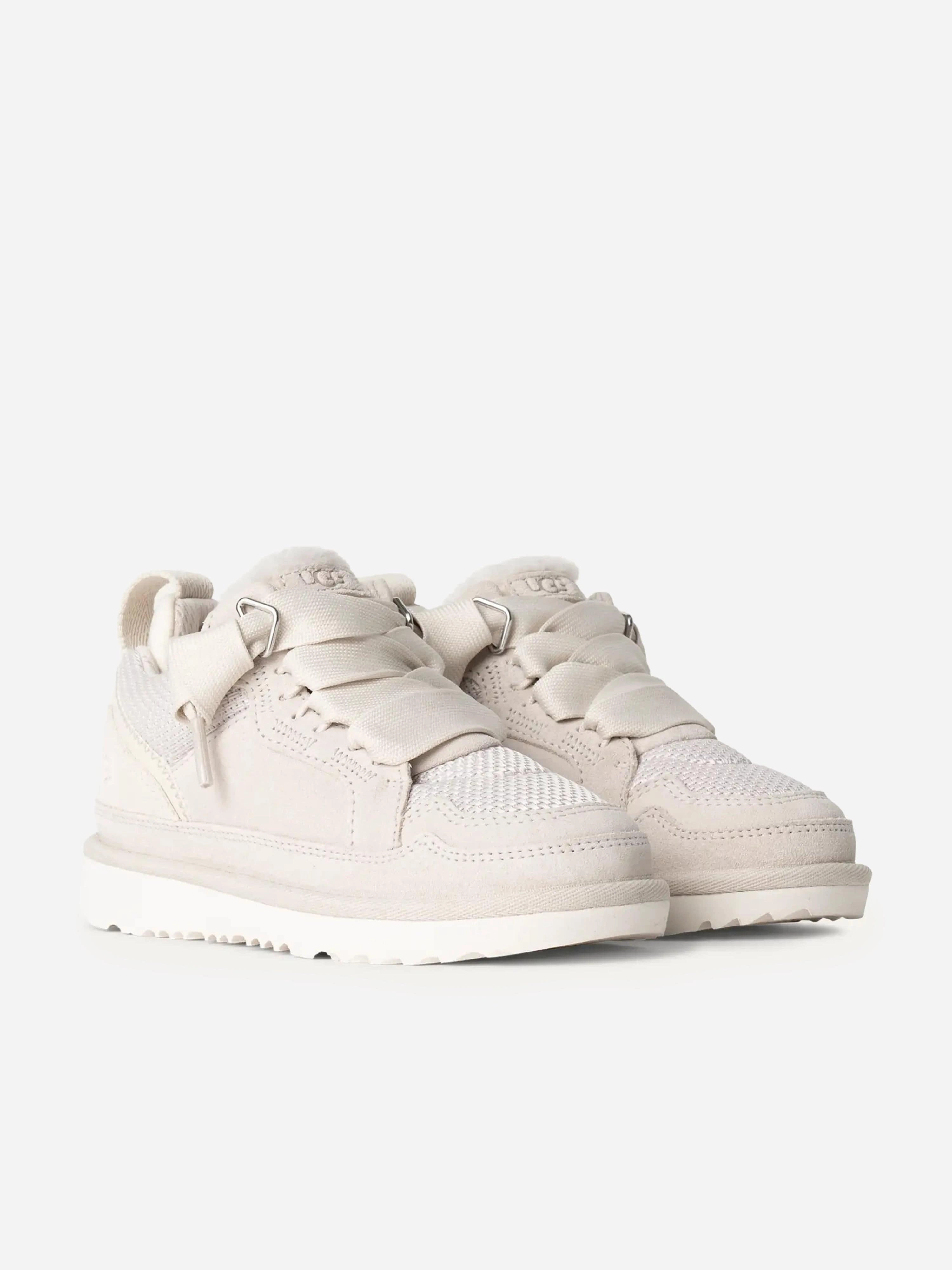 Be The First To Own, Luxury Tote Bag With Gold Hardware, Water-Resistant Kids Lowmel Trainers in Ivory