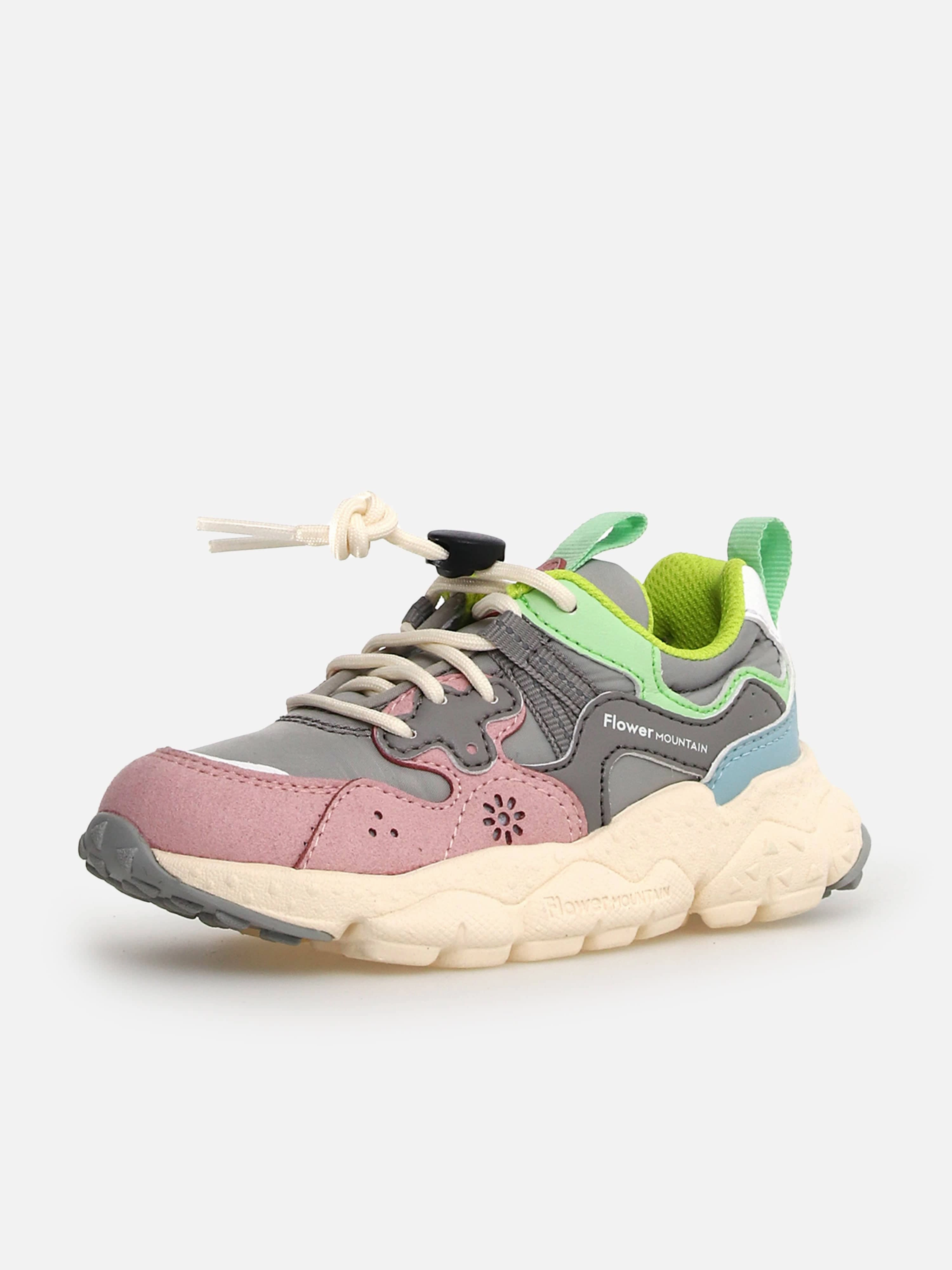 Lightweight Flower Mountain Kids Yamano 3 Trainers in Multicolour Get It Before ItS Gone