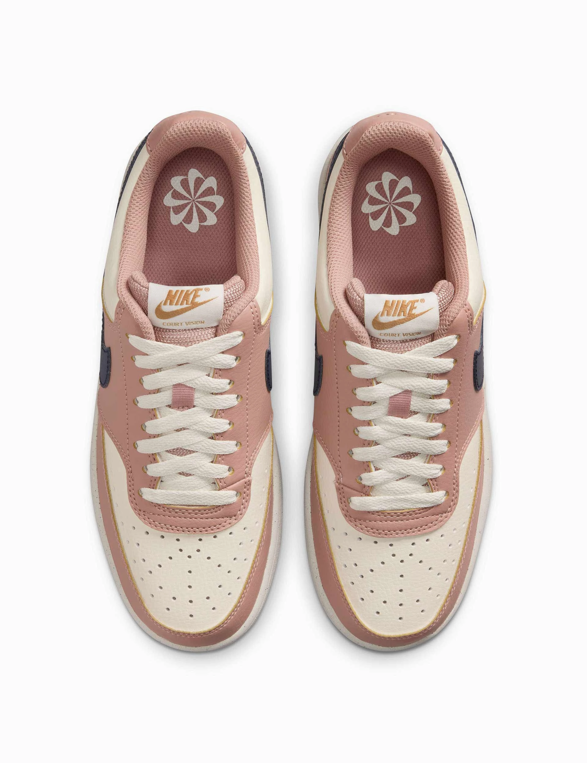 Wool Court Vision Low Next Nature Shoes - Particle Pink/Midnight Navy/Pale Ivory Unmatched Performance
