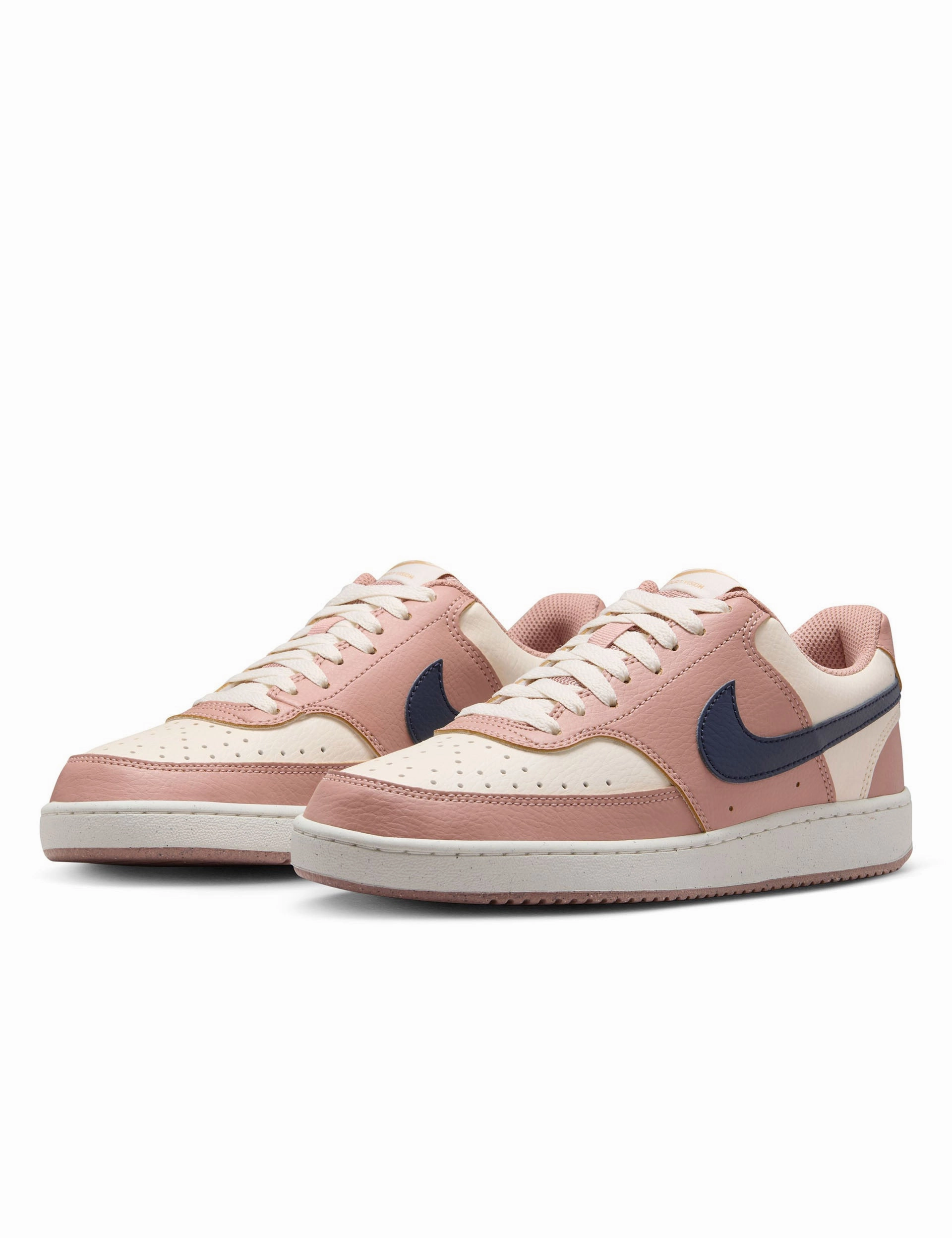 Court Vision Low Next Nature Shoes - Particle Pink/Midnight Navy/Pale Ivory This Is A Steal, Be Unique, Shop Unique