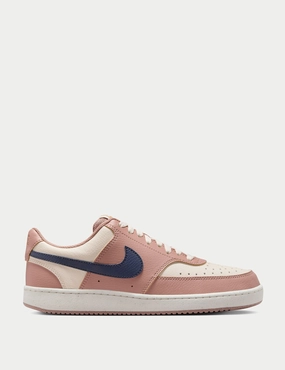 Lightweight Contemporary Design Court Vision Low Next Nature Shoes - Particle Pink/Midnight Navy/Pale Ivory Advanced feature discount Must-Have Item