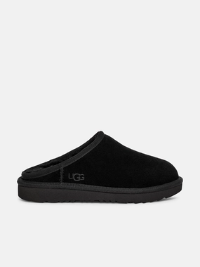 From Desk To Dinner, Faux Leather Cost-Effective UGG Kids Classic Slip-On in Black Special promotion