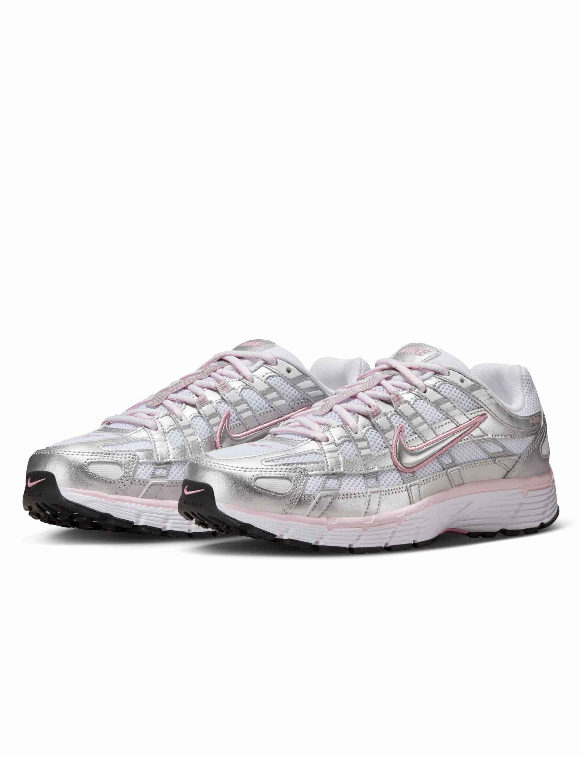 Enjoy Free Shipping P-6000 Shoes - White/Metallic Silver/Elemental Pink