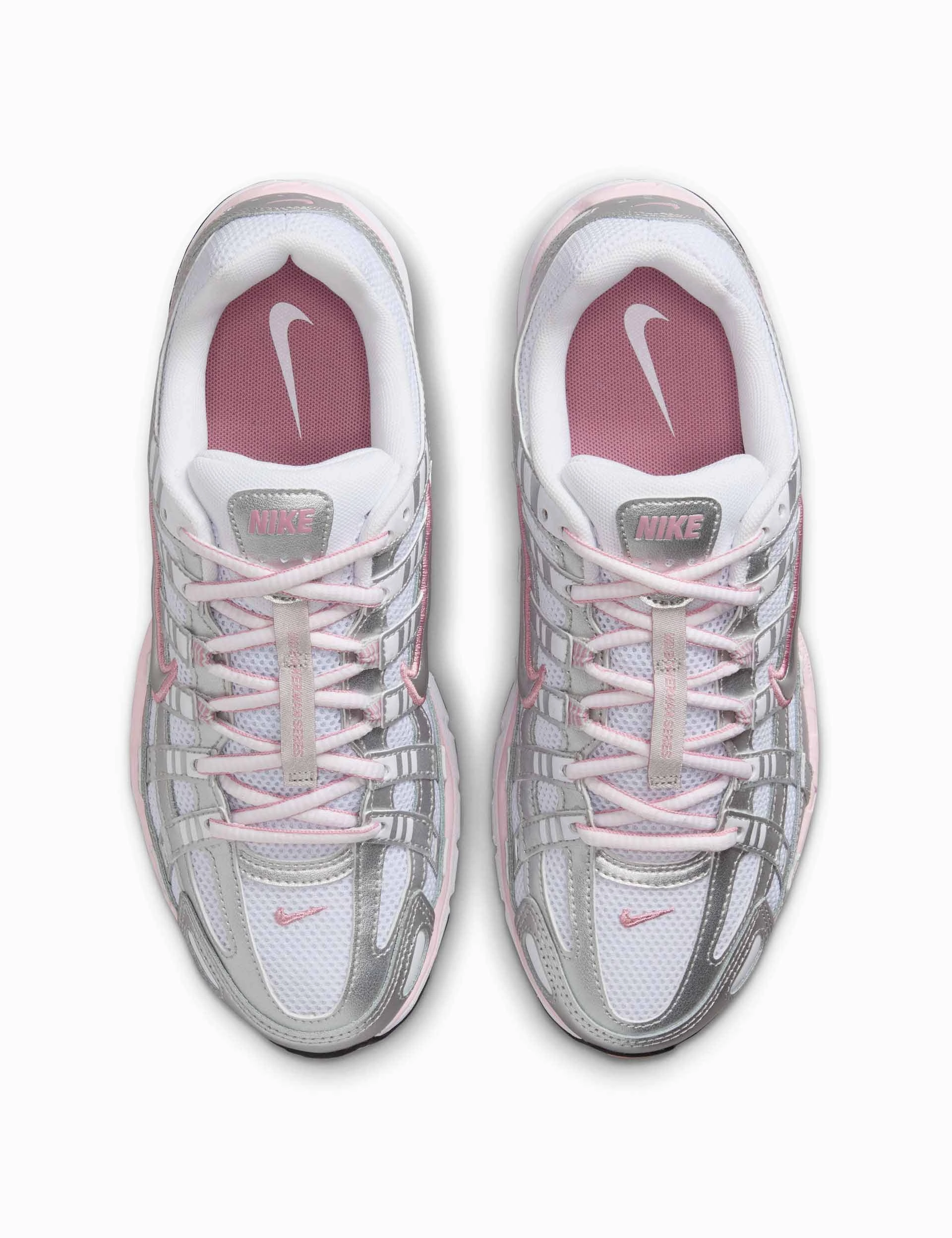 Right For You, Your Perfect Fit, Lightweight Crossbody Bag P-6000 Shoes - White/Metallic Silver/Elemental Pink