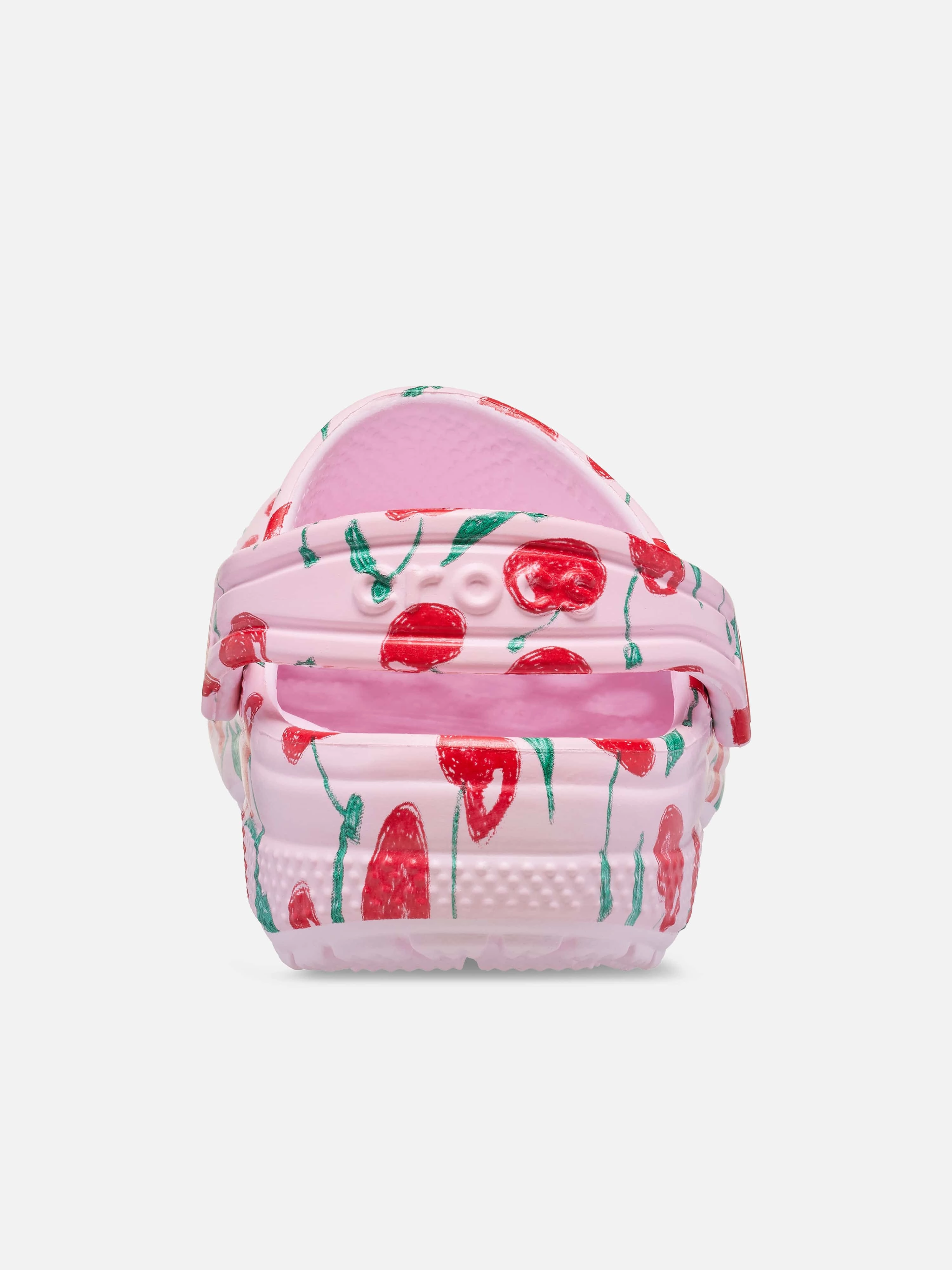 Vegan Leather Shoulder Bag Girls Classic Fresh Fruits Clog in Pink