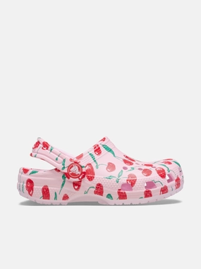 Chain Strap Cost-Saving Girls Classic Fresh Fruits Clog in Pink Latest Update