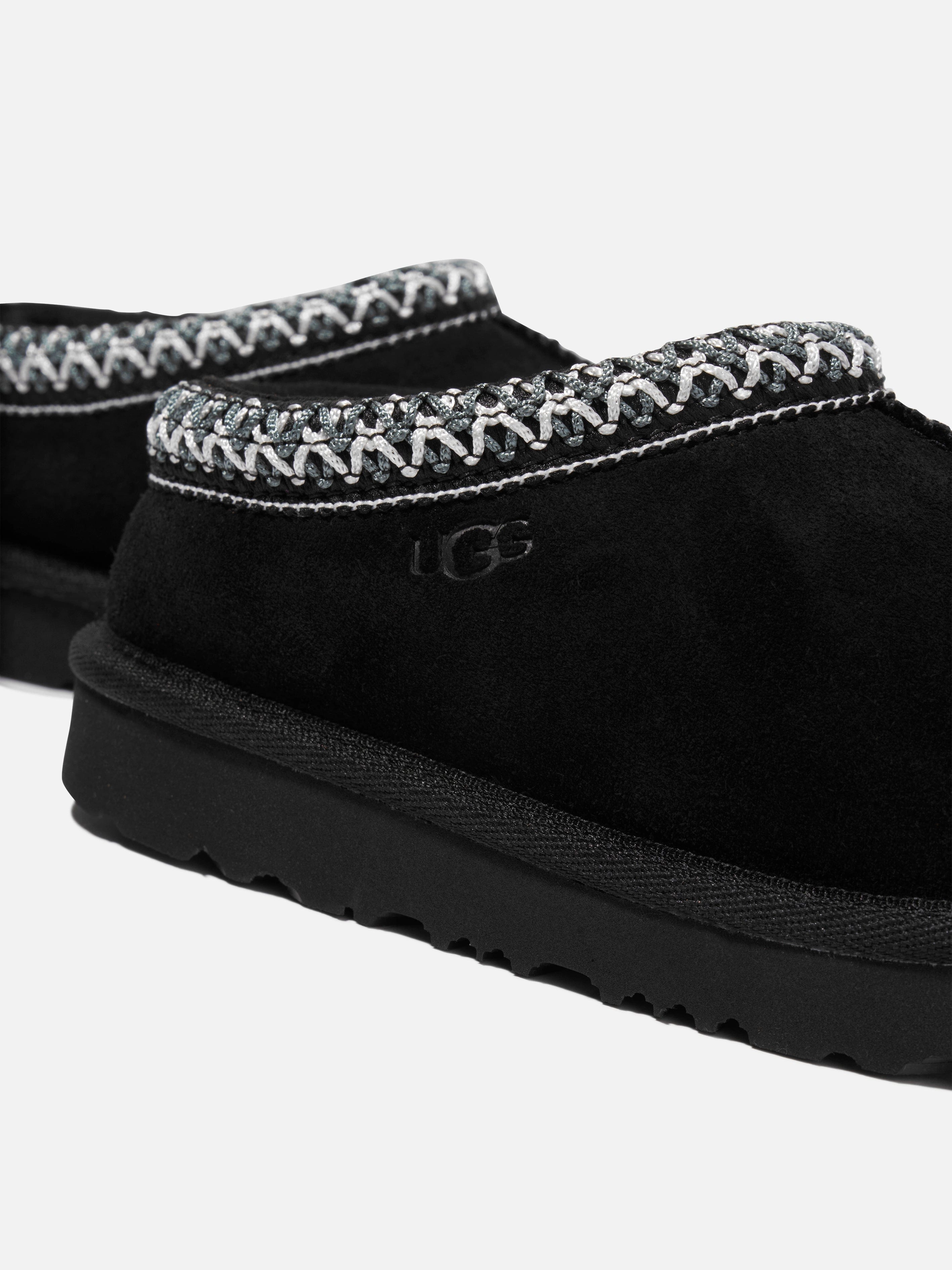 Vintage UGG Kids Tasman II Slippers in Black