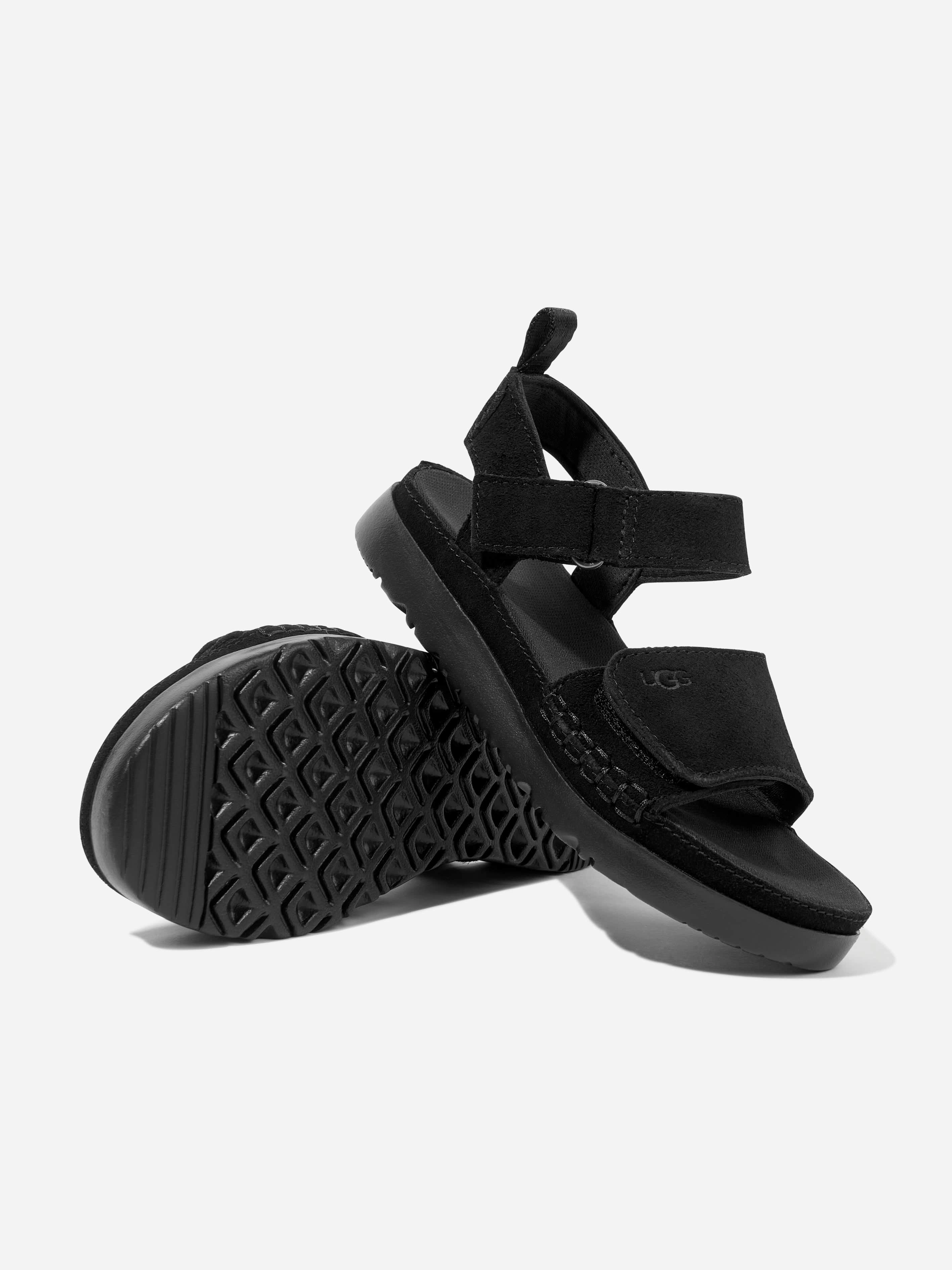 On The Go Style UGG Girls Goldenstar Sandals in Black