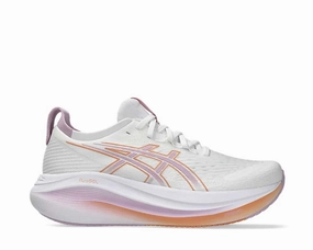 Custom feature special Asics Gel-Nimbus 27 W "Light Ube" Checkered pattern special Shop, Save, Smile, Just What You Need