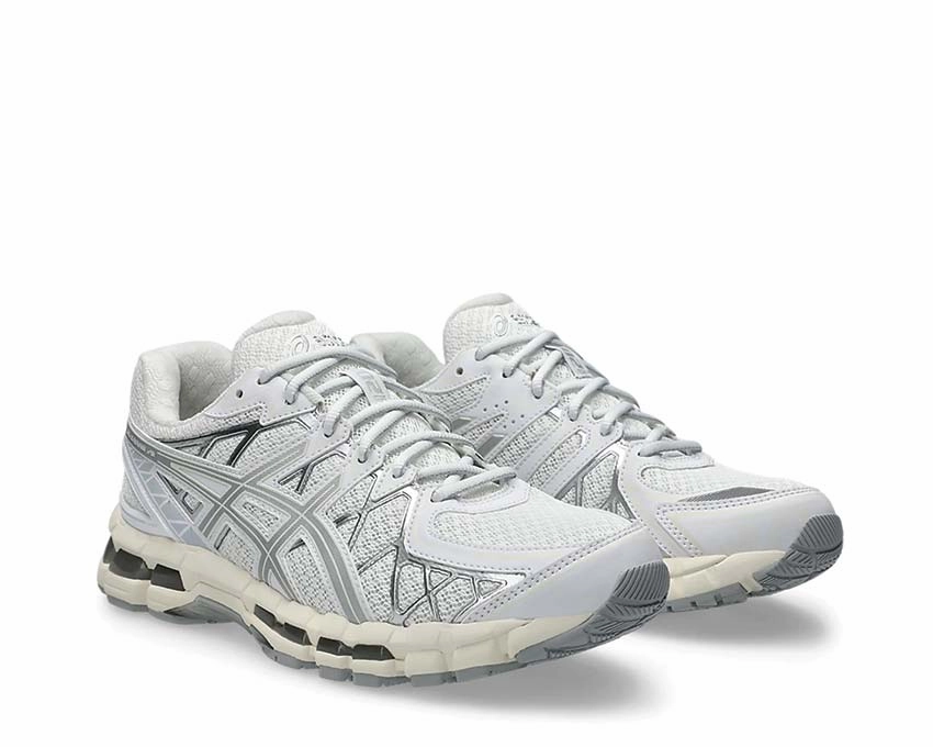 Metallic Silver Clutch Purse Asics Gel Kayano 20 "White"