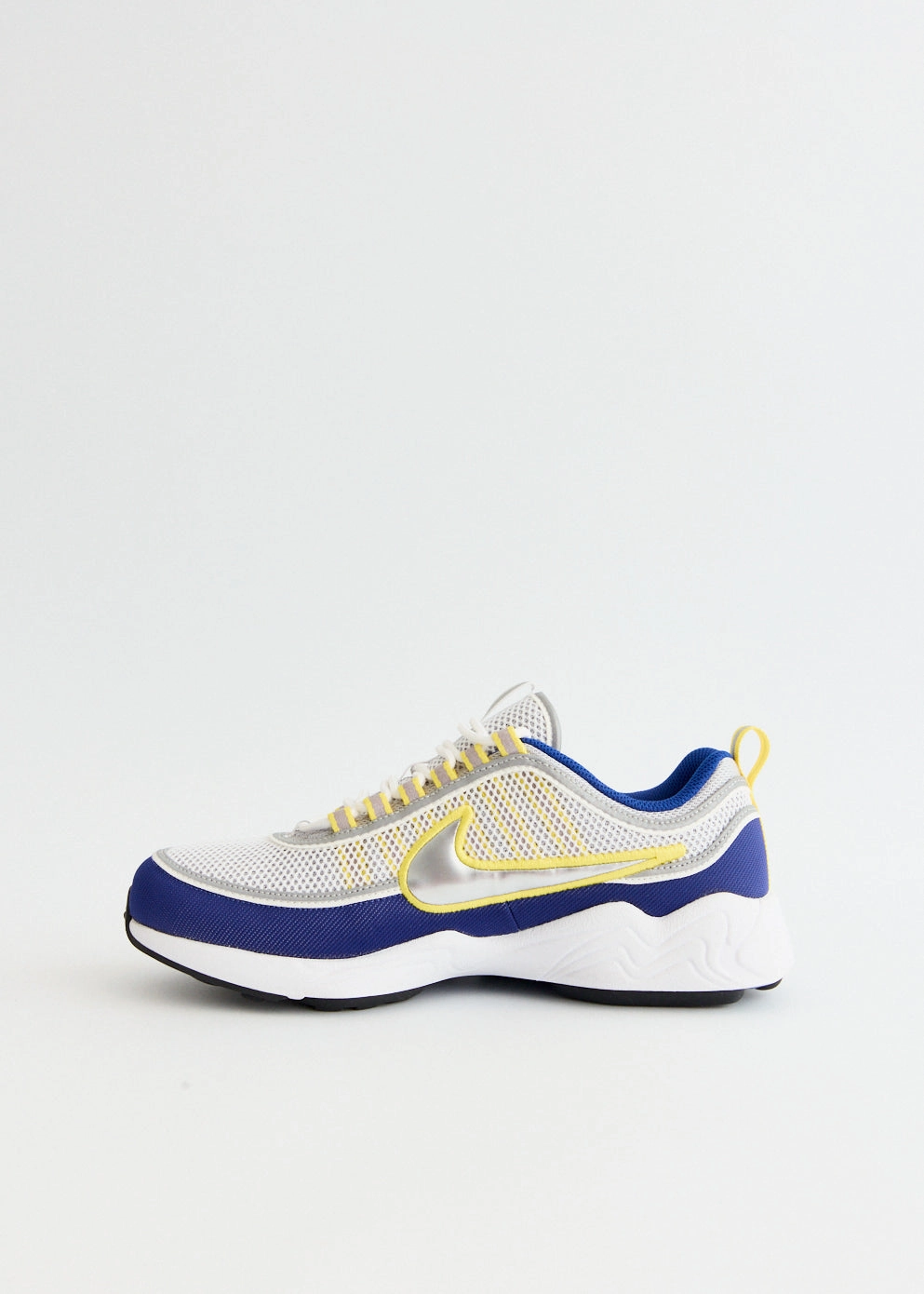 Top Zipper Air Zoom Spiridon 'Deep Royal Yellow Strike' Sneakers Join The Trend