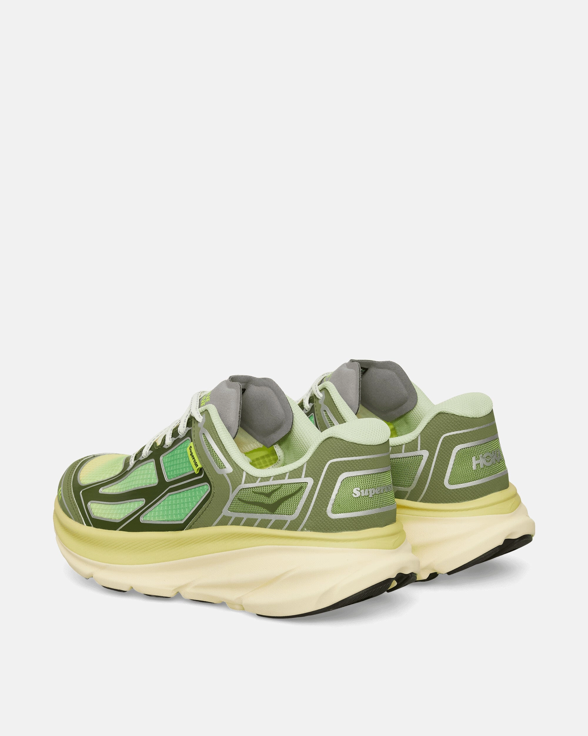 Get The Look Supervsn Clifton One9 Sneakers Green Flash / Limelight Hurry Before It Sells