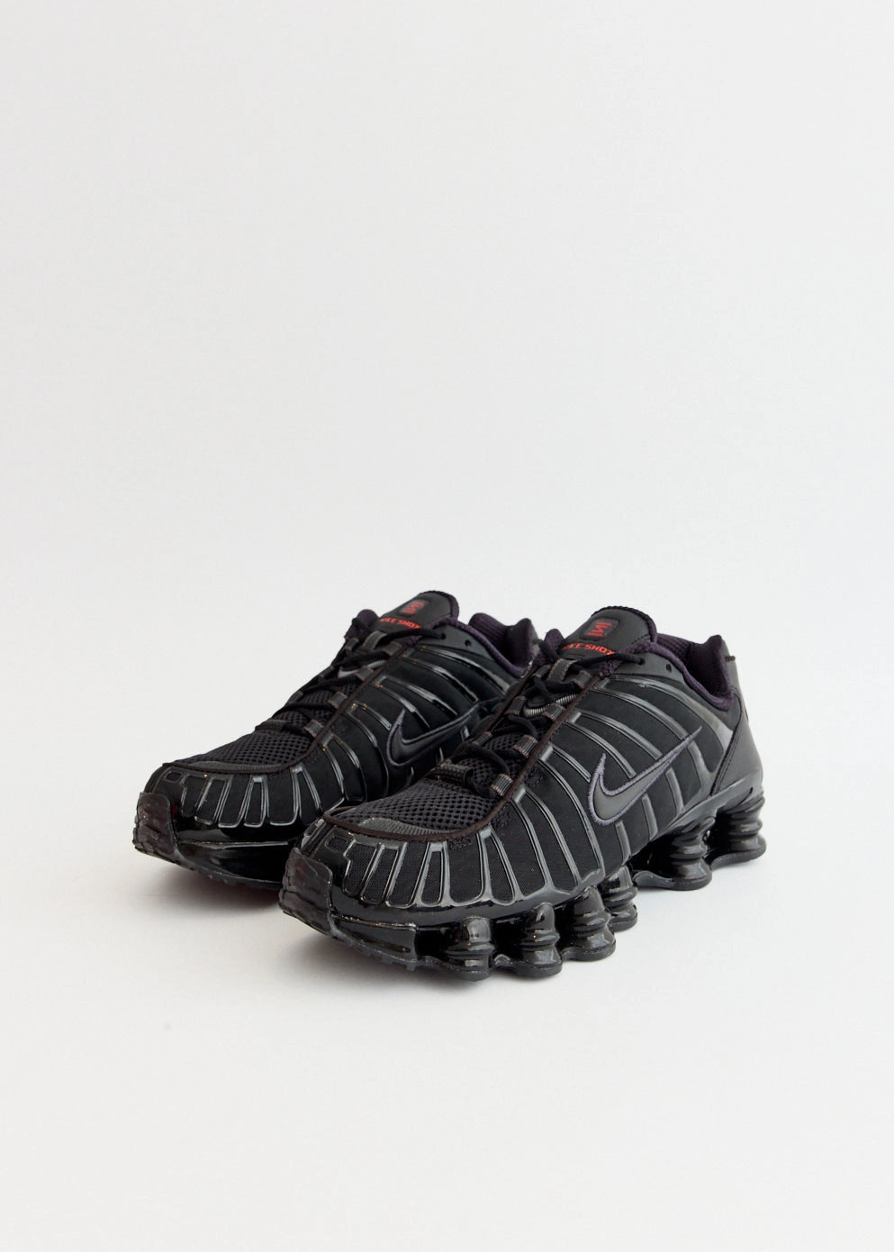 Flawless Finish, Sustainable Shox TL 'Black' Sneakers