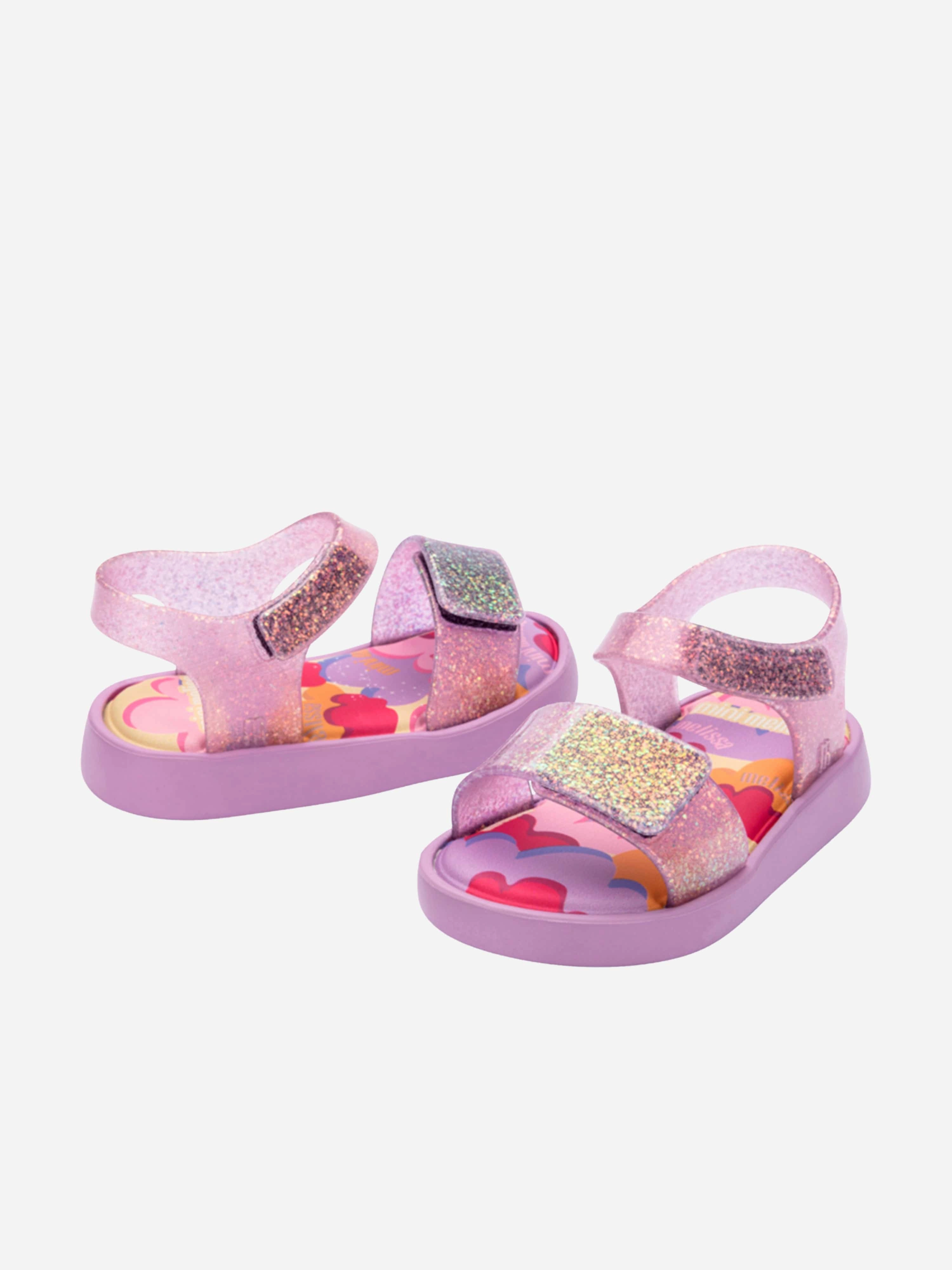 Metallic Silver Clutch Purse, A Better Way To Shop, On-The-Go Friendly Girls Jump Print Sandals in Purple