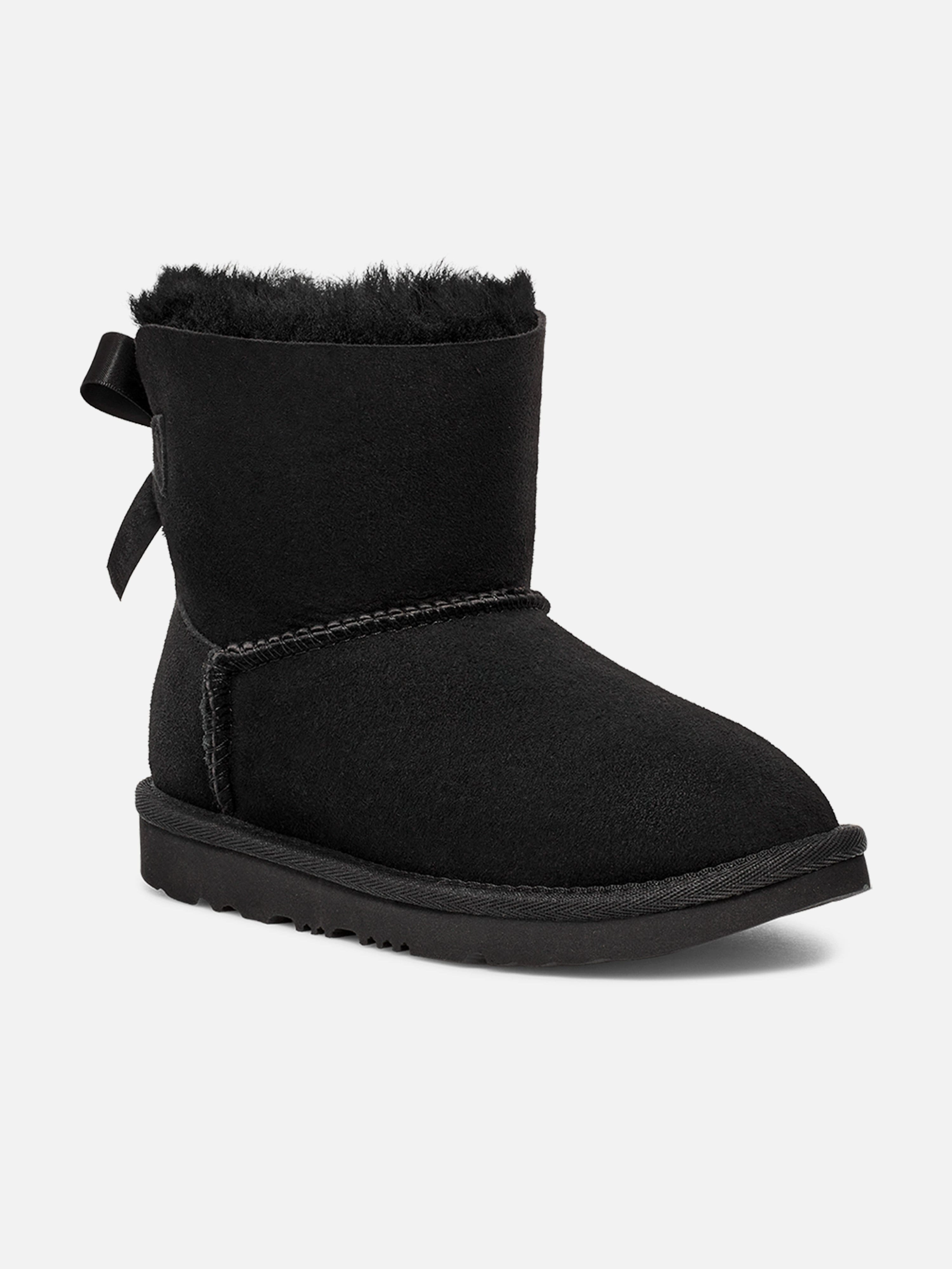 Branded Crossbody Bag For Travel UGG Girls Mini Bailey Bow II Boots in Black The Smart Buy