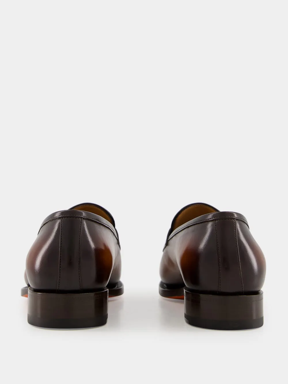 Dark Brown Leather Penny Loafer