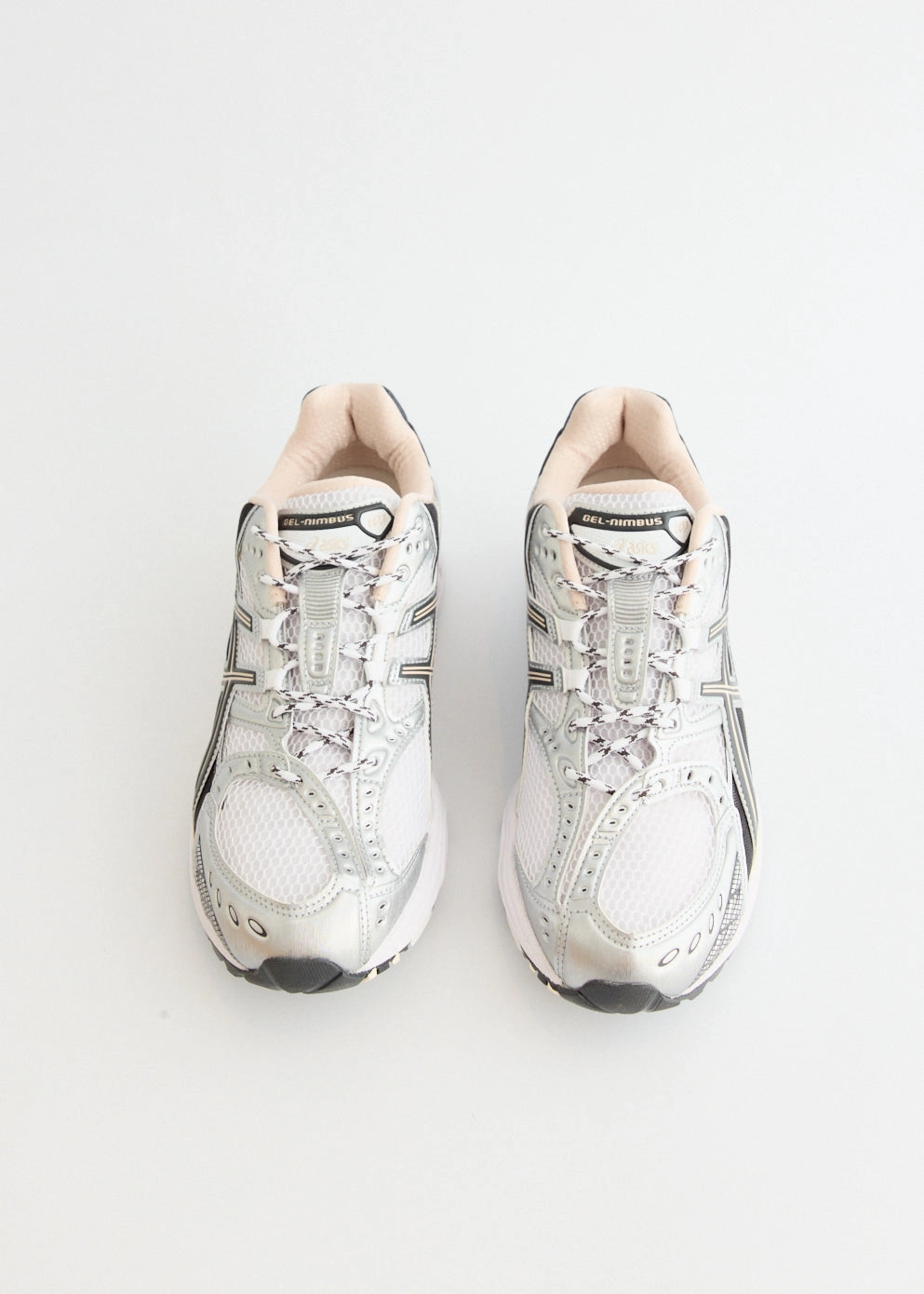 Magnetic Closure, Instant Buy Gel-Nimbus 10.1 'White Obsidian Grey' Sneakers