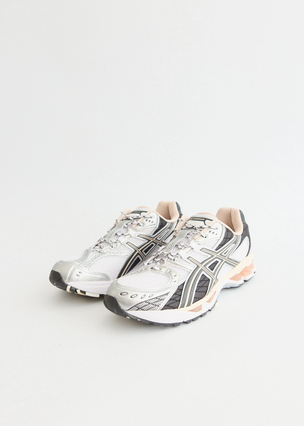 Rfid Blocking Gel-Nimbus 10.1 'White Obsidian Grey' Sneakers Woven