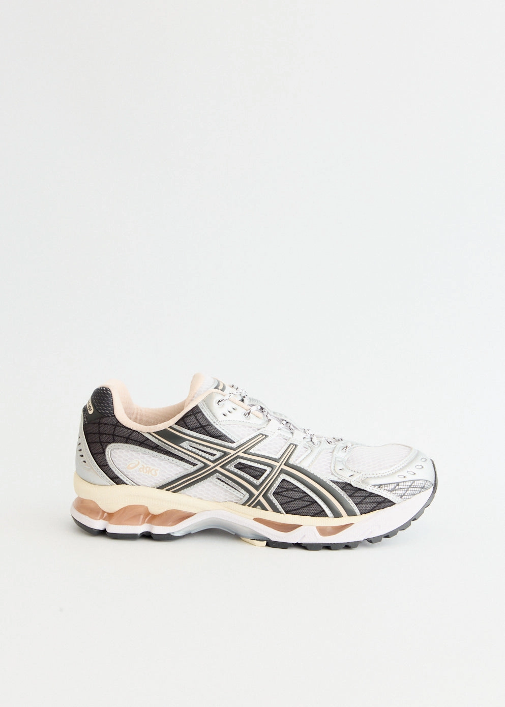 Find Your Match Demo offer Gel-Nimbus 10.1 'White Obsidian Grey' Sneakers Big Discount Nylon