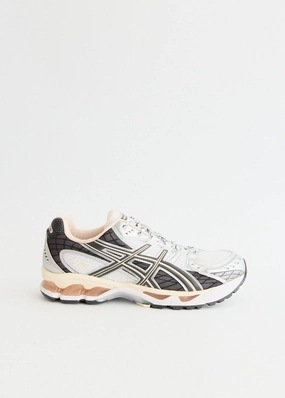 Find Your Match Demo offer Gel-Nimbus 10.1 'White Obsidian Grey' Sneakers Big Discount Nylon