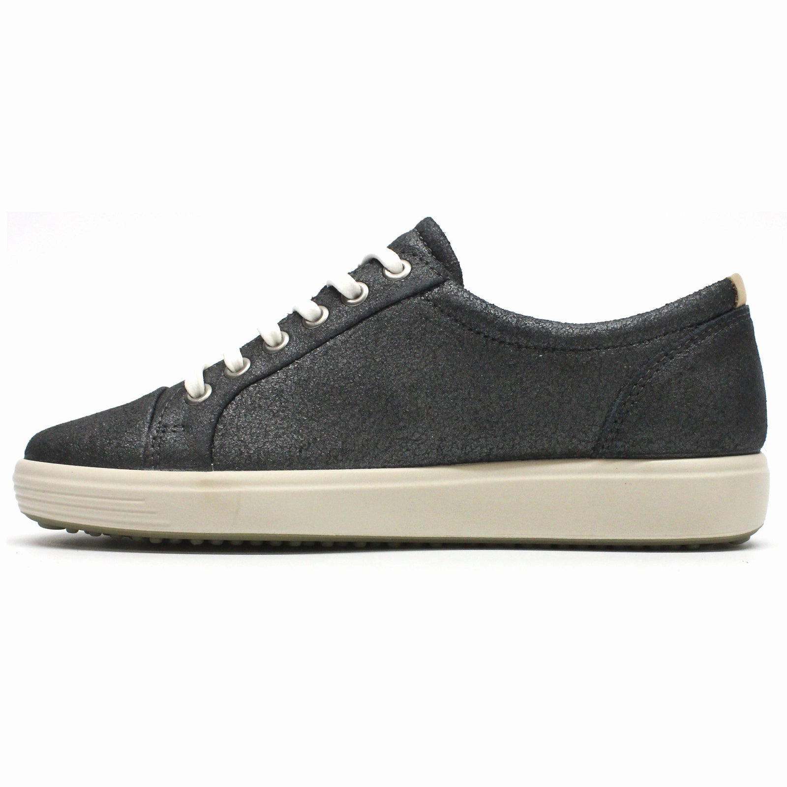 Ecco Soft 7 430003 Suede Leather Women's Low Top Silver Heavy Trainers Buy Now, Vintage Leather Shoulder Bag