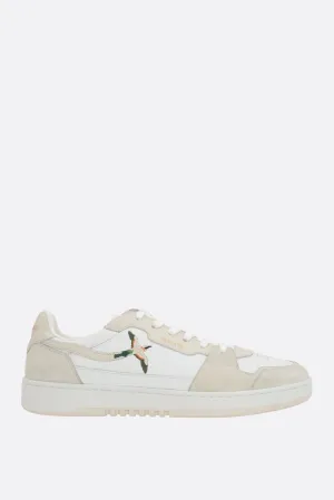 Dice Lo Bee Bird sneakers in smooth leather and suede