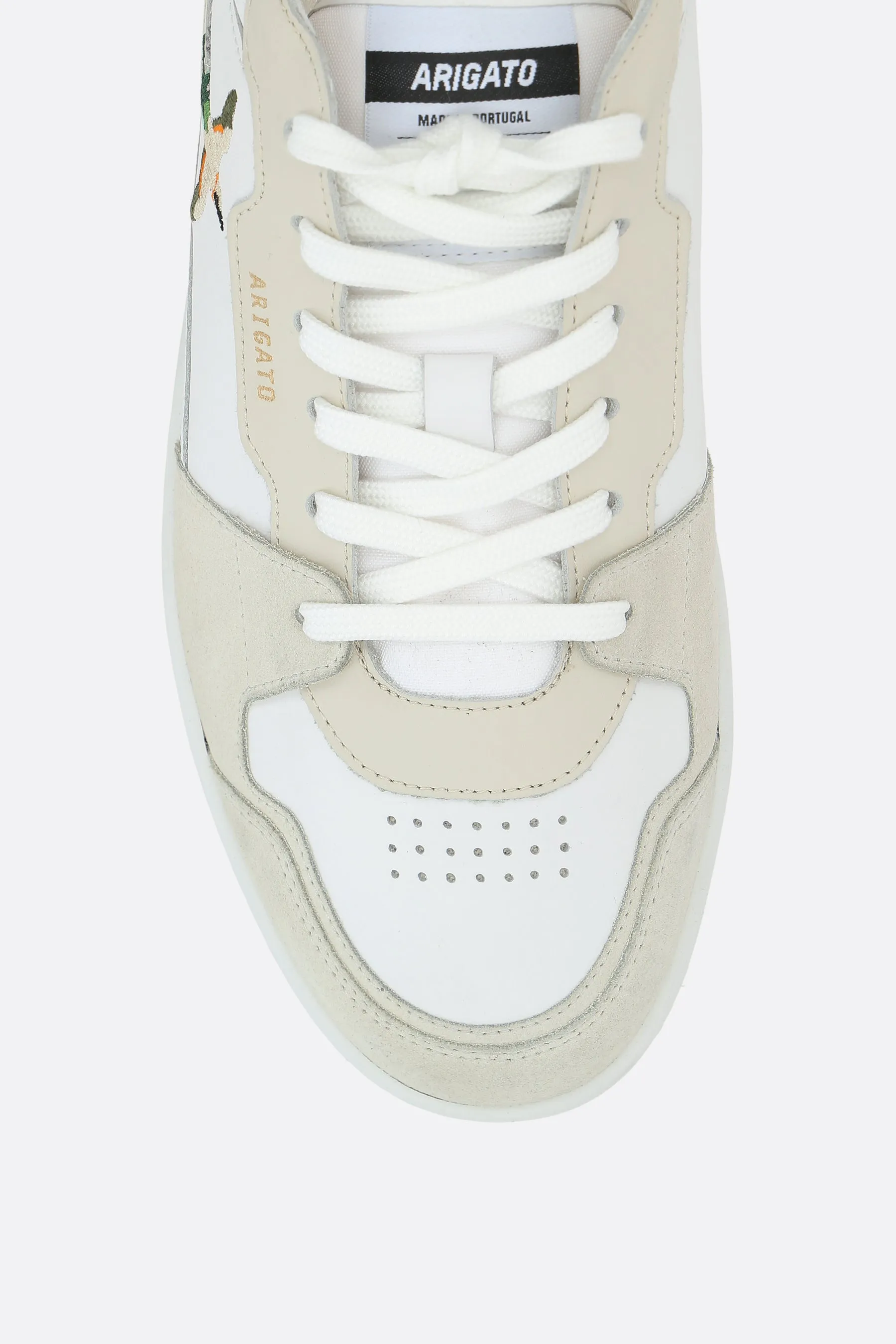 Dice Lo Bee Bird sneakers in smooth leather and suede