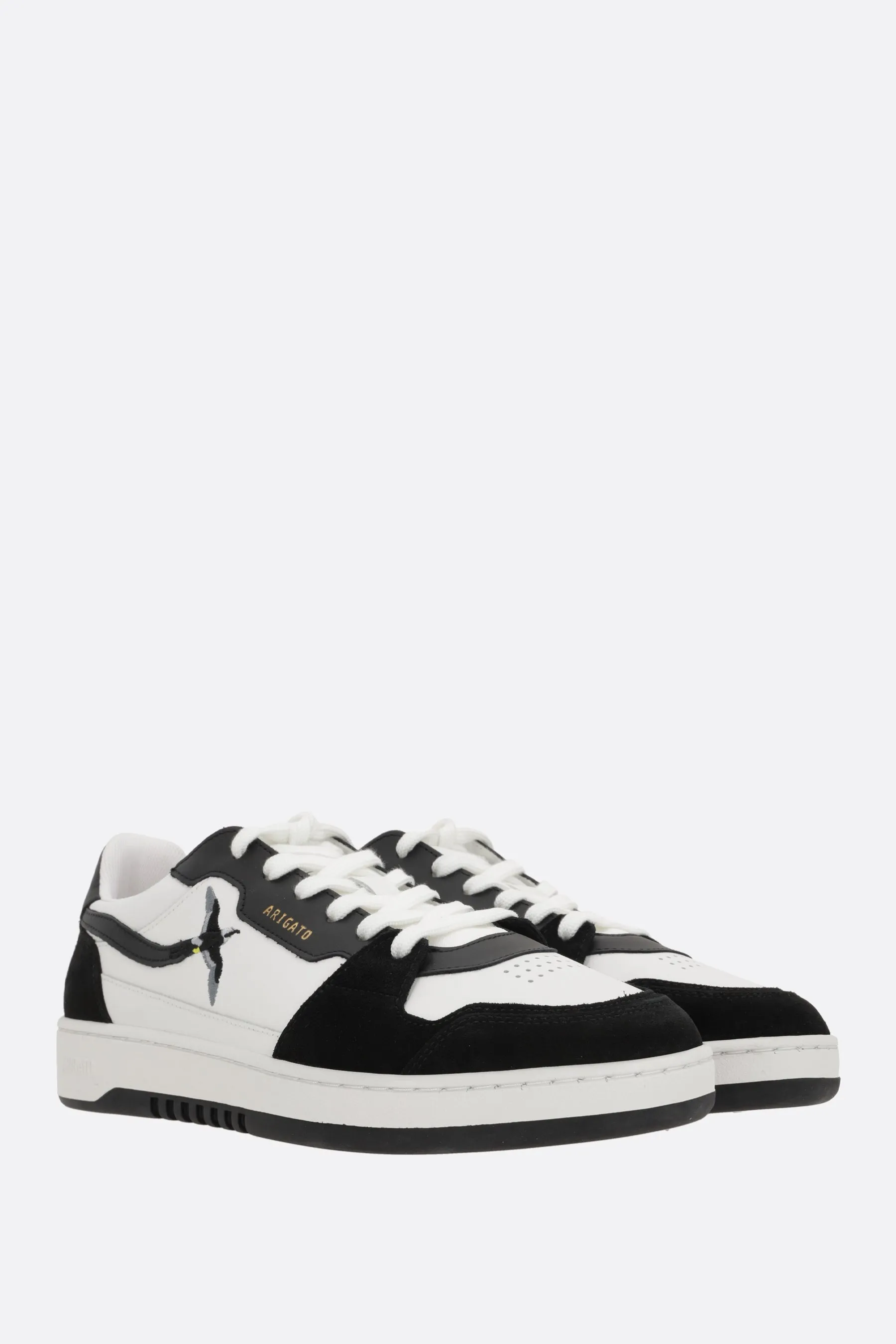 Dice Lo Bee Bird sneakers in smooth leather and suede