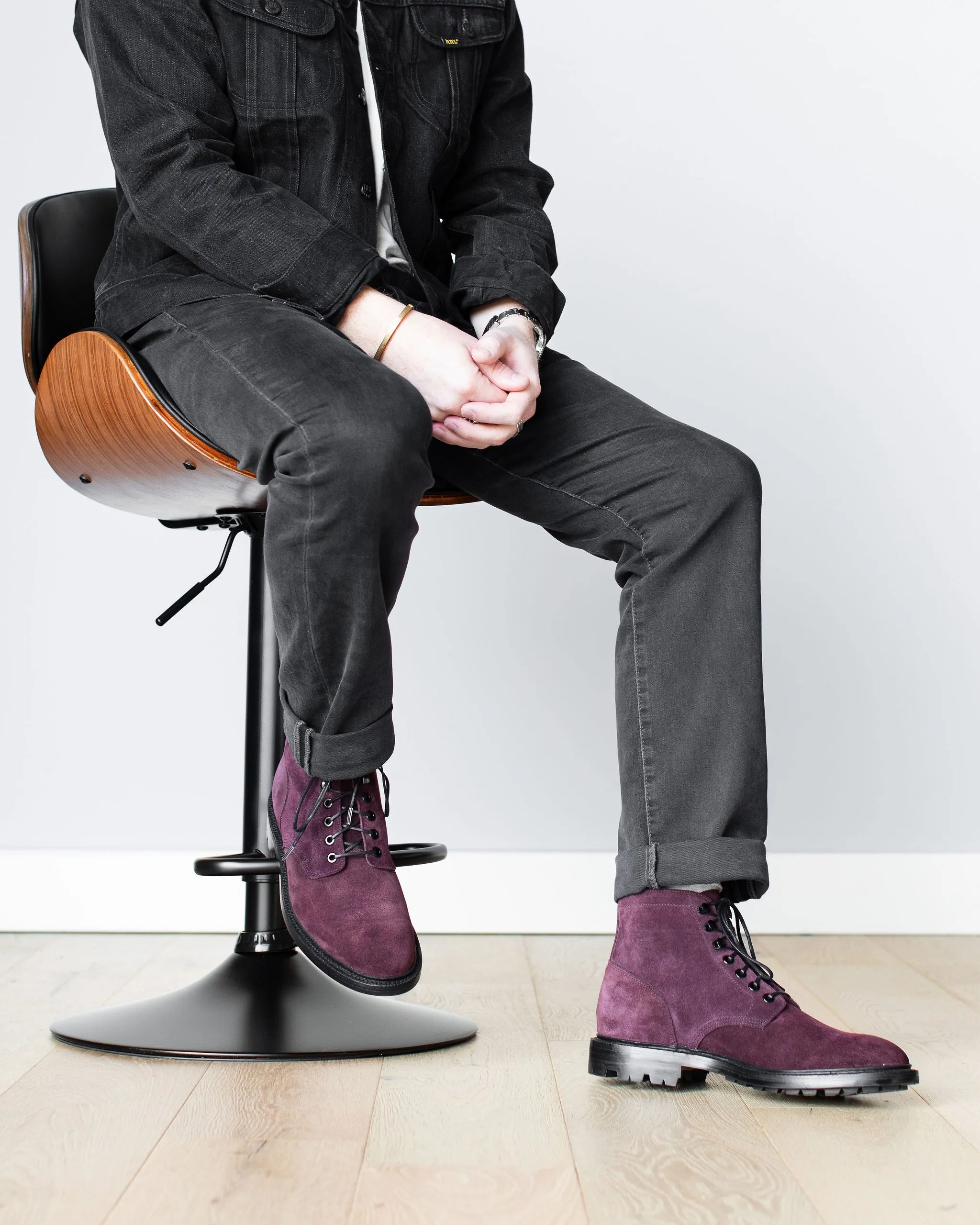 Diesel Boot Berry Suede