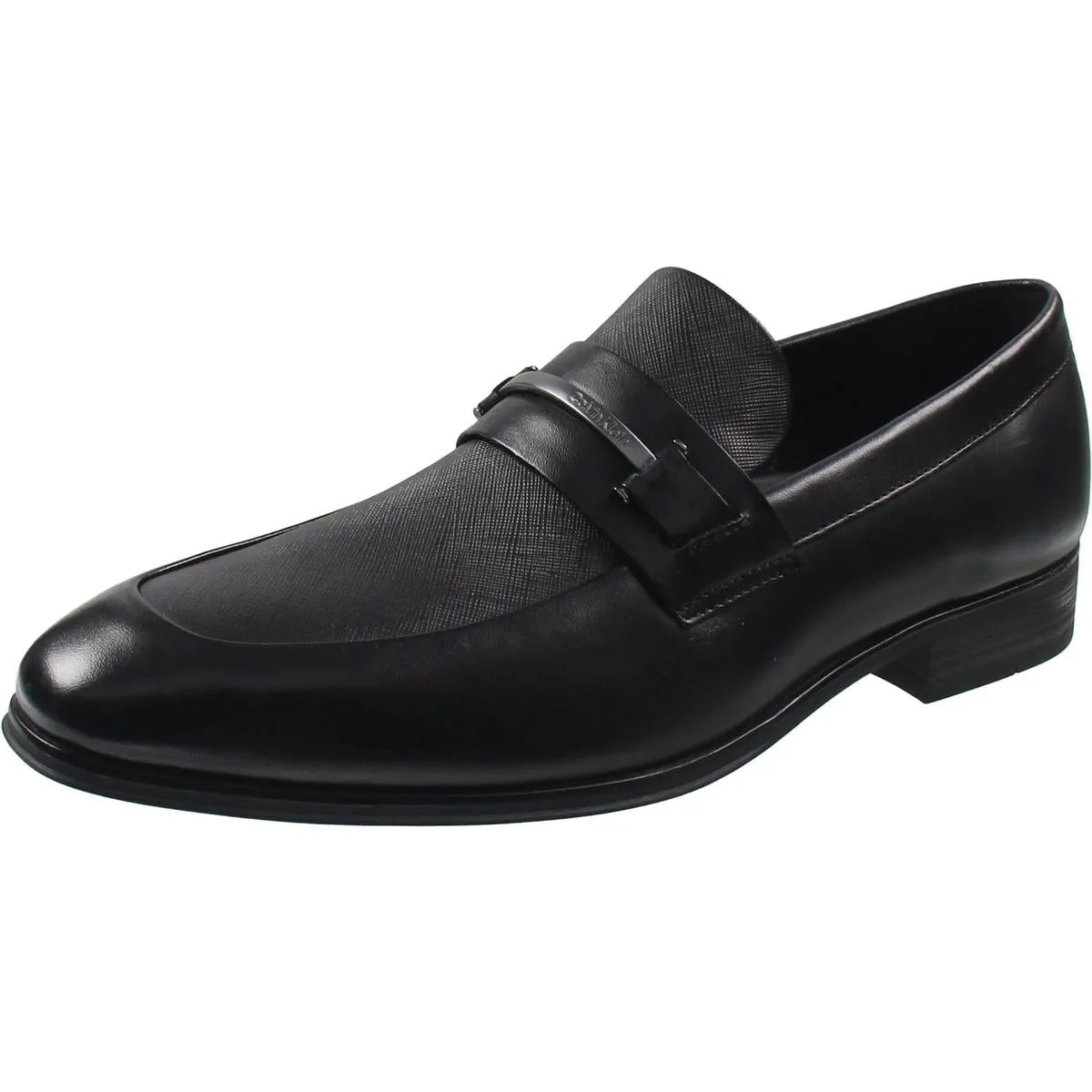 Dillie Mens Leather Slip-On Loafers