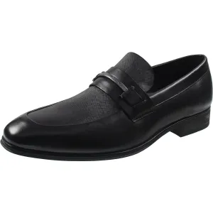 Dillie Mens Leather Slip-On Loafers