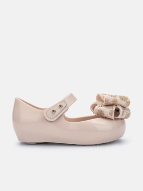 Direct Import Sourcing Mini Melissa Girls Ultragirl Sweet Shoes in Beige Regressive deal Now Trending, Tap To View, Magnetic Snap