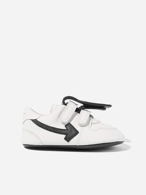 Curated Just For You Direct Pain Point Hit Baby Leather Out Of Office Trainers in White Hot-selling bestseller Get The Look