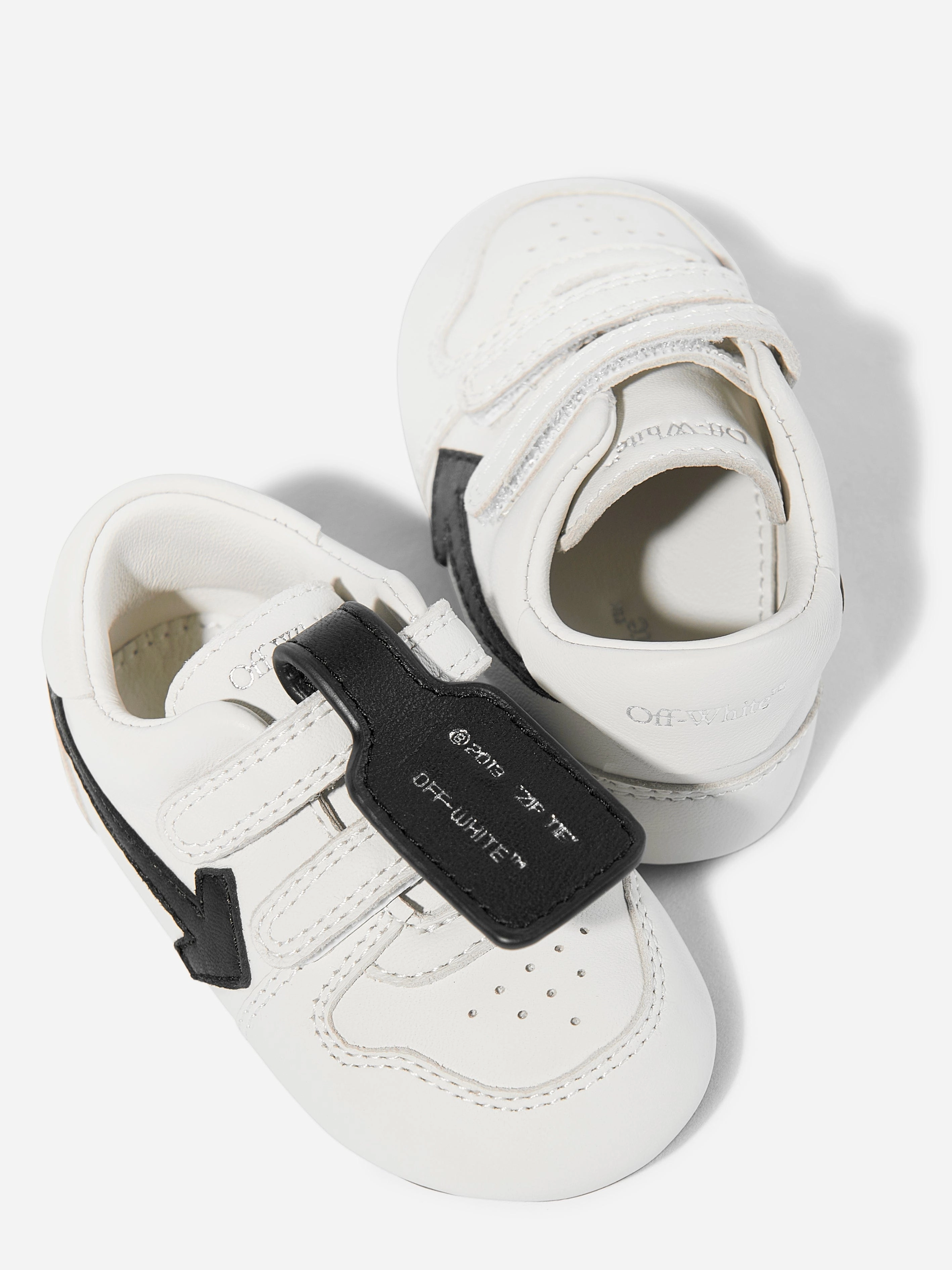 Baby Leather Out Of Office Trainers in White New Season Drop