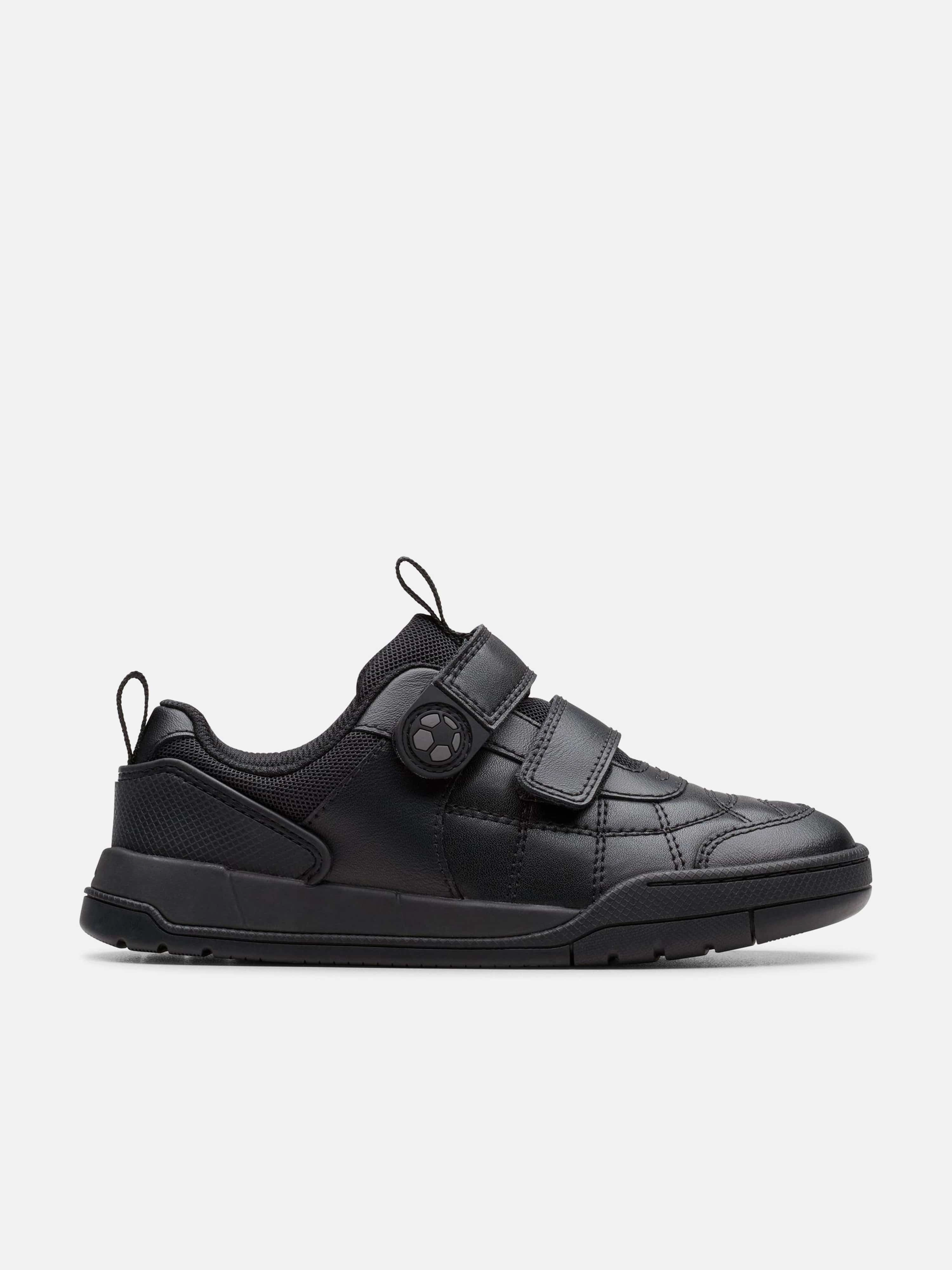 Roll Handle Strap Direct Pain Point Hit Clarks Boys Leather Laser Cross Trainers in Black Invite-only offer
