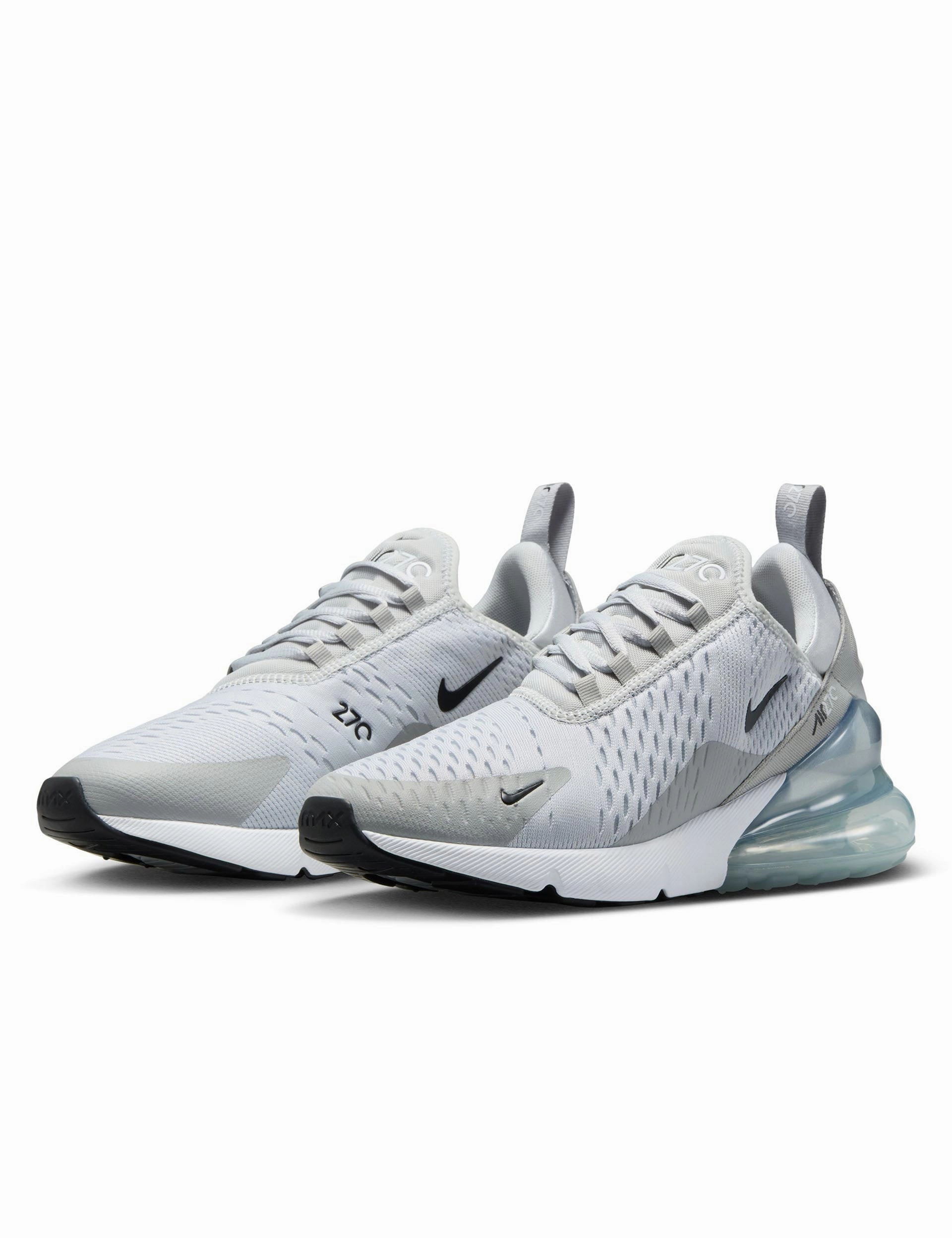 Air Max 270 Shoes - Pure Platinum/Black/Light Smoke Grey Buy What You Love