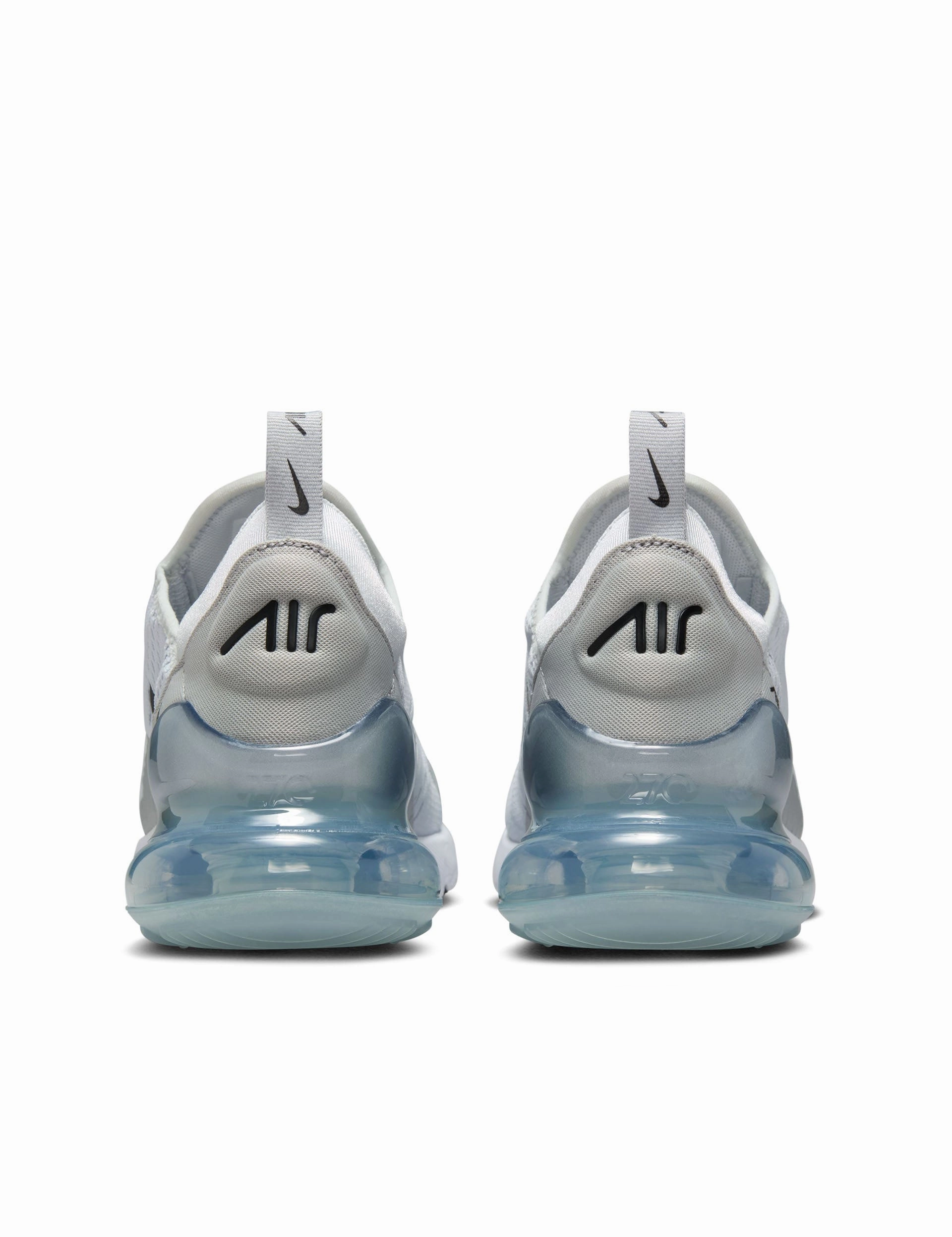 Minimalist Design Air Max 270 Shoes - Pure Platinum/Black/Light Smoke Grey Eco-Friendly Material