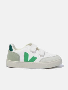 Top Seller This Week, Vibrant Colors, Chic & Sleek Discounts Non-Stop Veja Boys ChromeFree Leather V-12 Trainers in White Performance-boosting deal