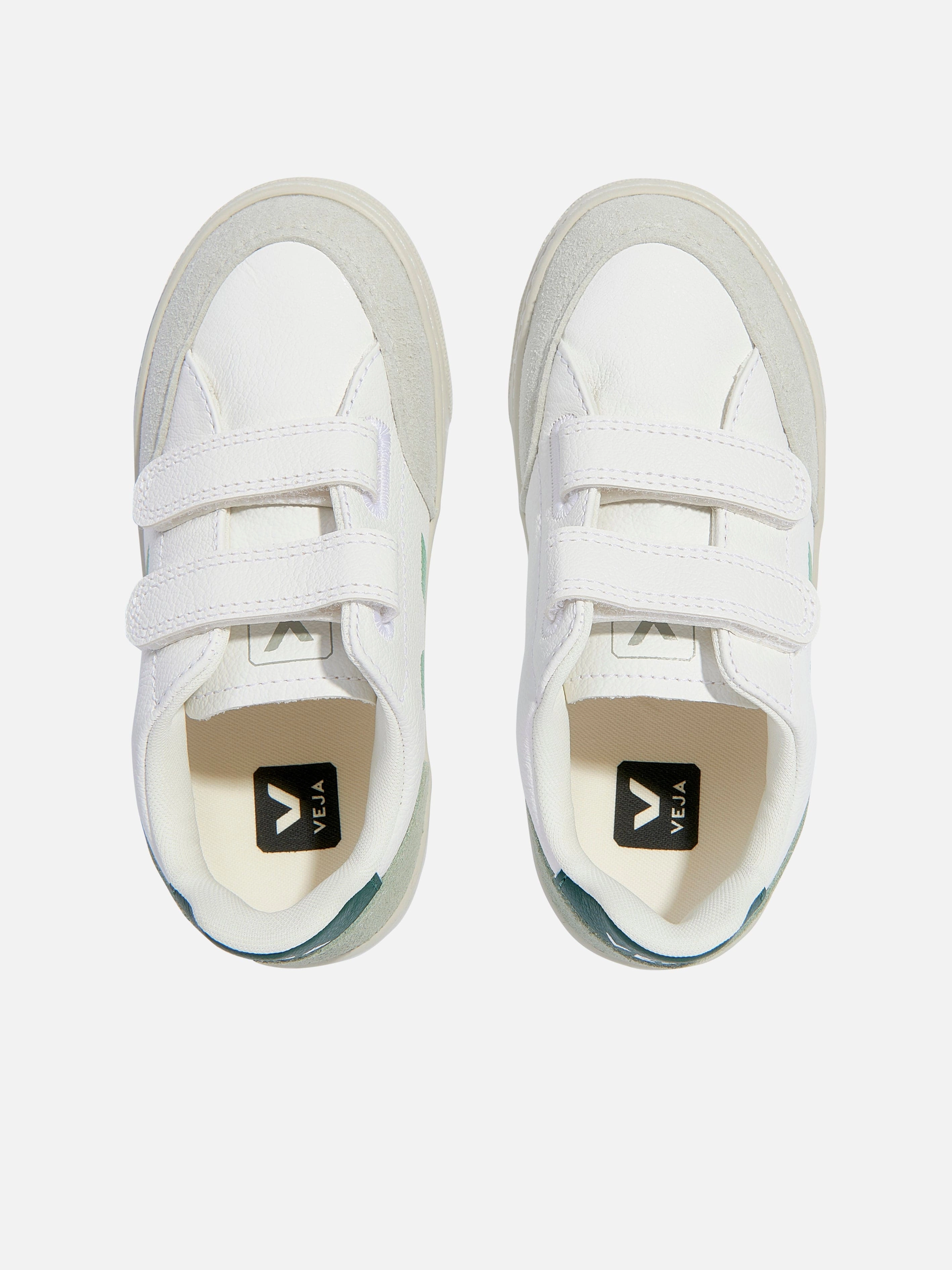 Metallic Silver Clutch Purse Veja Boys ChromeFree Leather V-12 Trainers in White Expandable