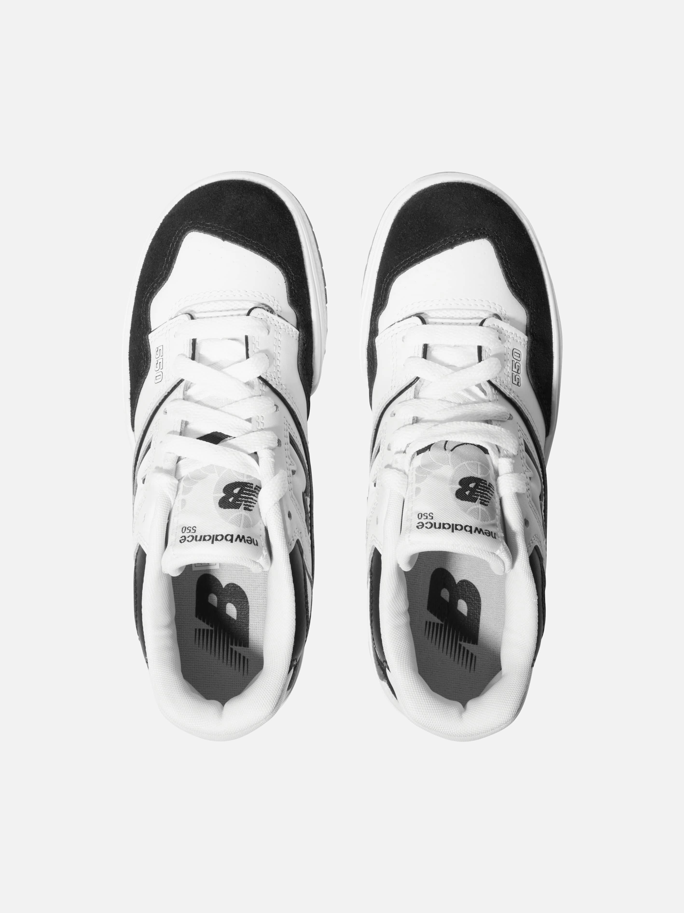 Made For Adventure, Trendy, Chic New Balance Kids 550 Logo Trainers in Black