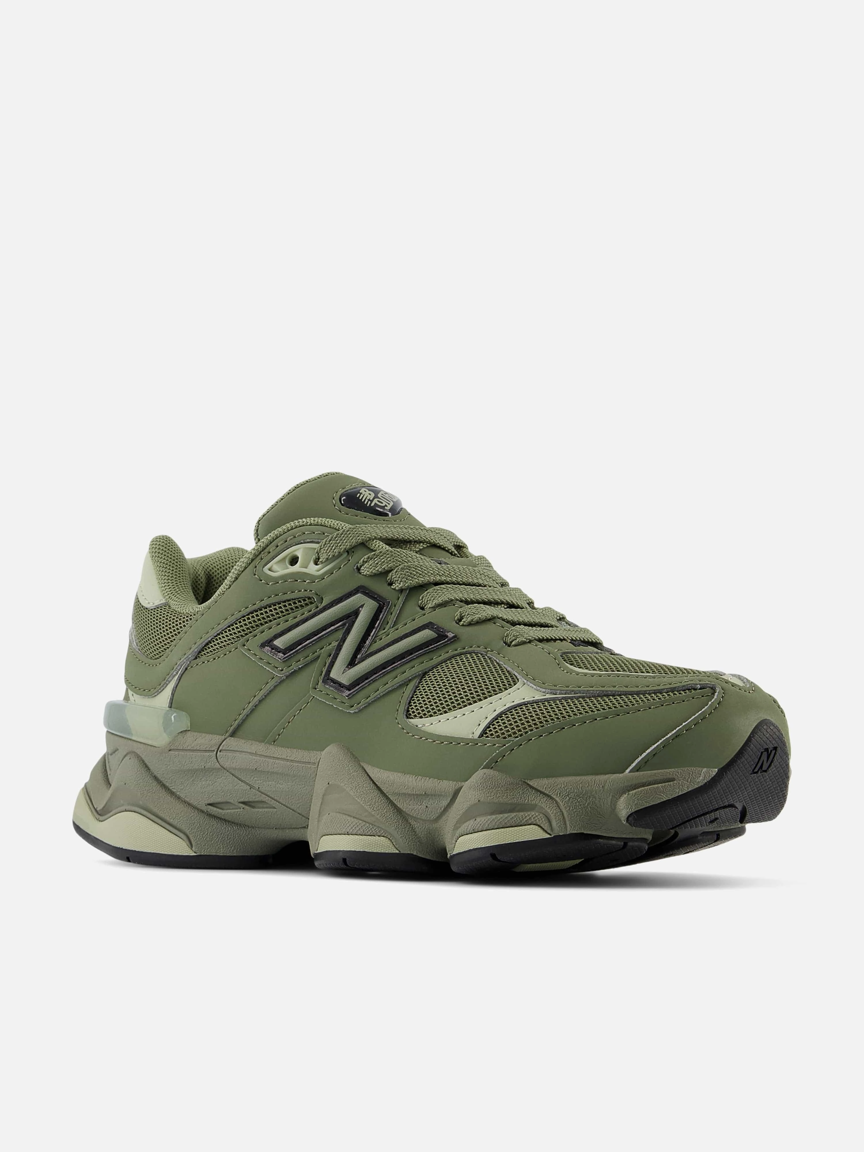 Boys 9060 Trainers in Green Enjoy Free Shipping, Designed For Everyday Use