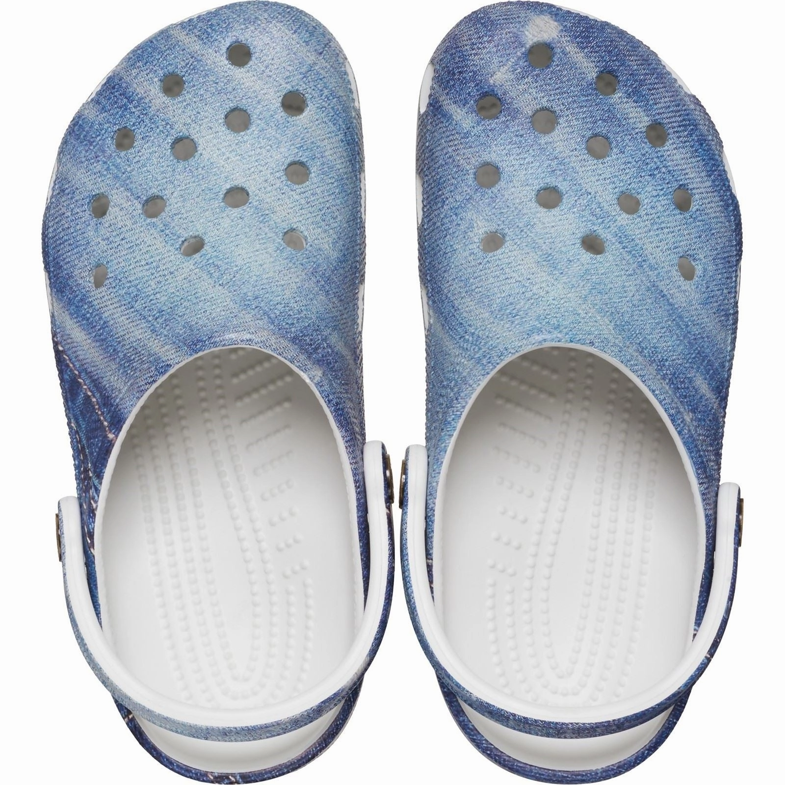 Ideal For Travel Unisex Crocs 210402 Classic Denim Clog Sandals