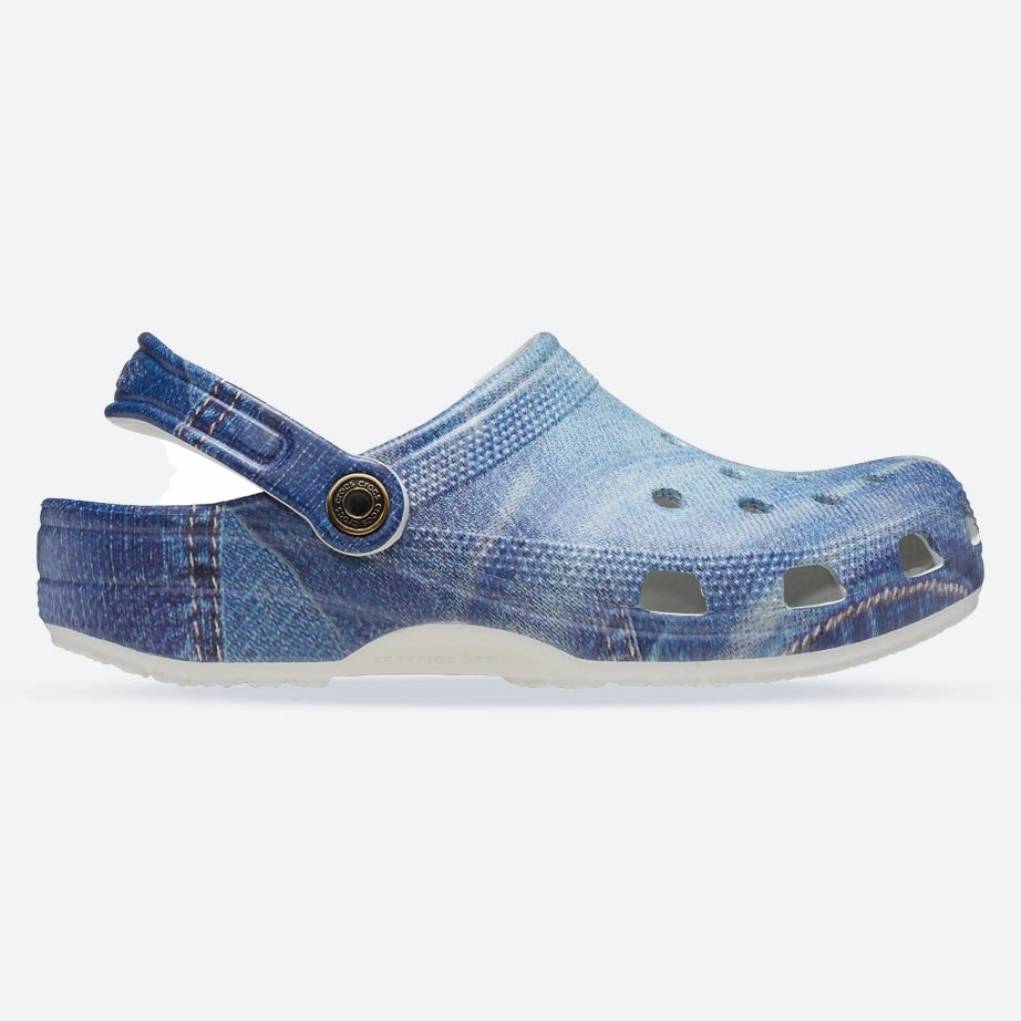 Best Deal Online, Effortlessly Cool Downgrade option Unisex Crocs 210402 Classic Denim Clog Sandals Child-safe deal
