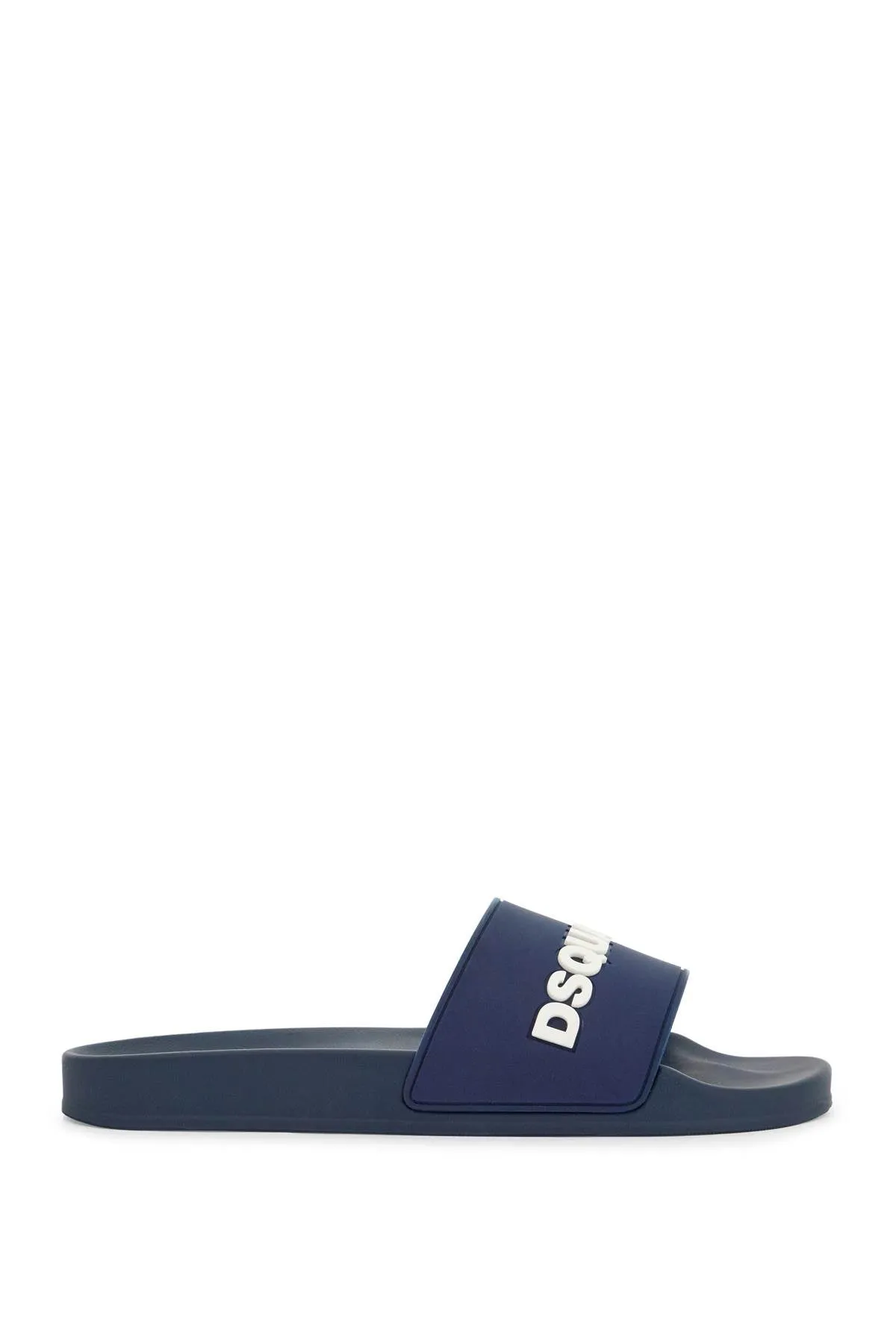 Dsqua2 Men's blue Polyurethane Slippers With Minimalist Design And Leather Sole